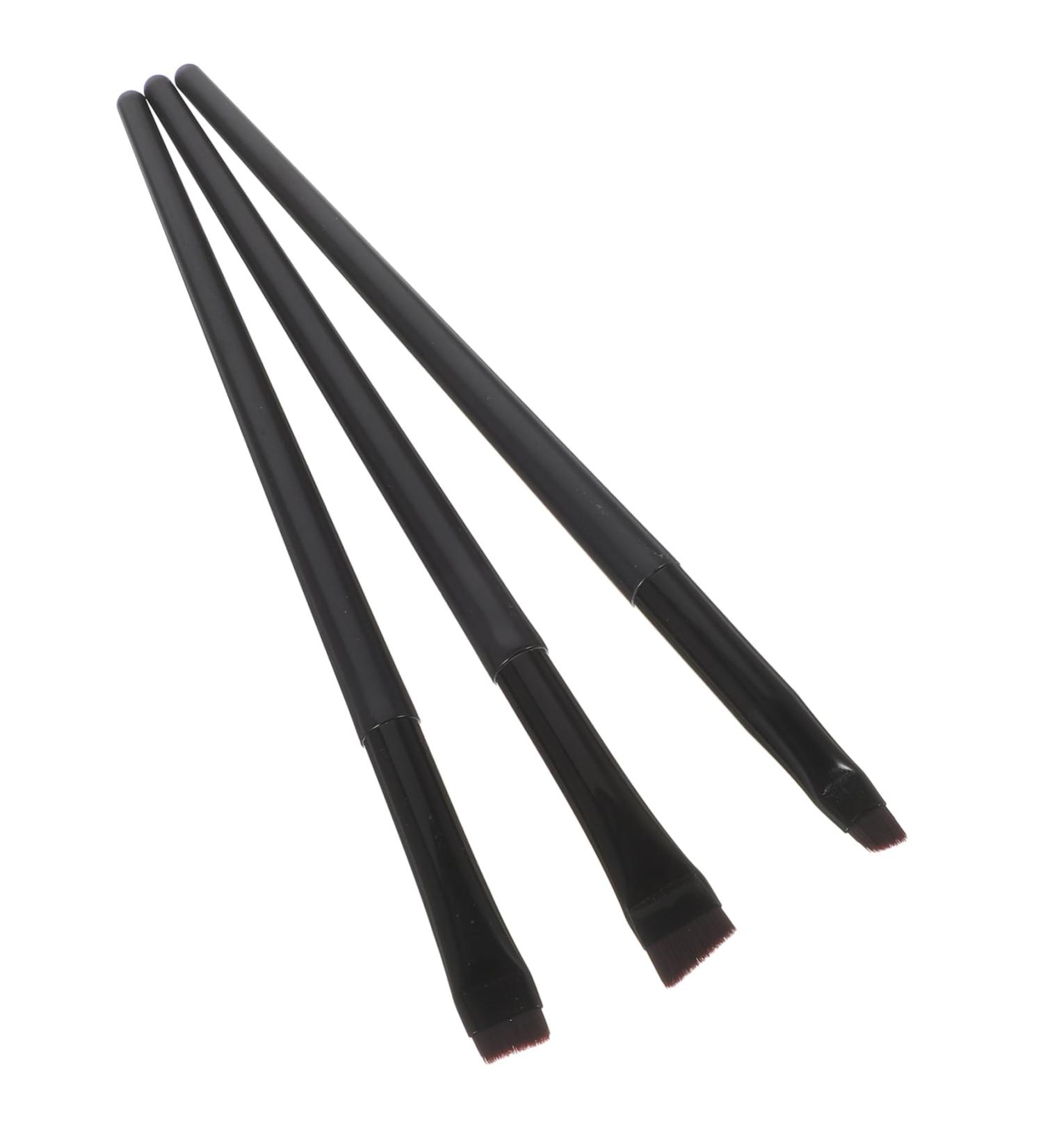 Healeved 3pcs Eyeliner Brush Eyebrow Brush Cosmetic Brush Creative Brush Practical Eyeliner Brush Makeup Tool Angled Makeup Brush Eyeliner Tool Thin Eyeliner Brush Realistic Eyebrow Brush - Buy Online on GoSupps.com