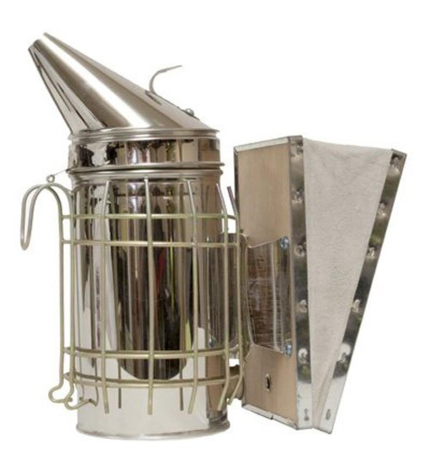 Harvest Lane Honey Standard Smoker For The Backyard Beekeeper Made with Leather Bellows