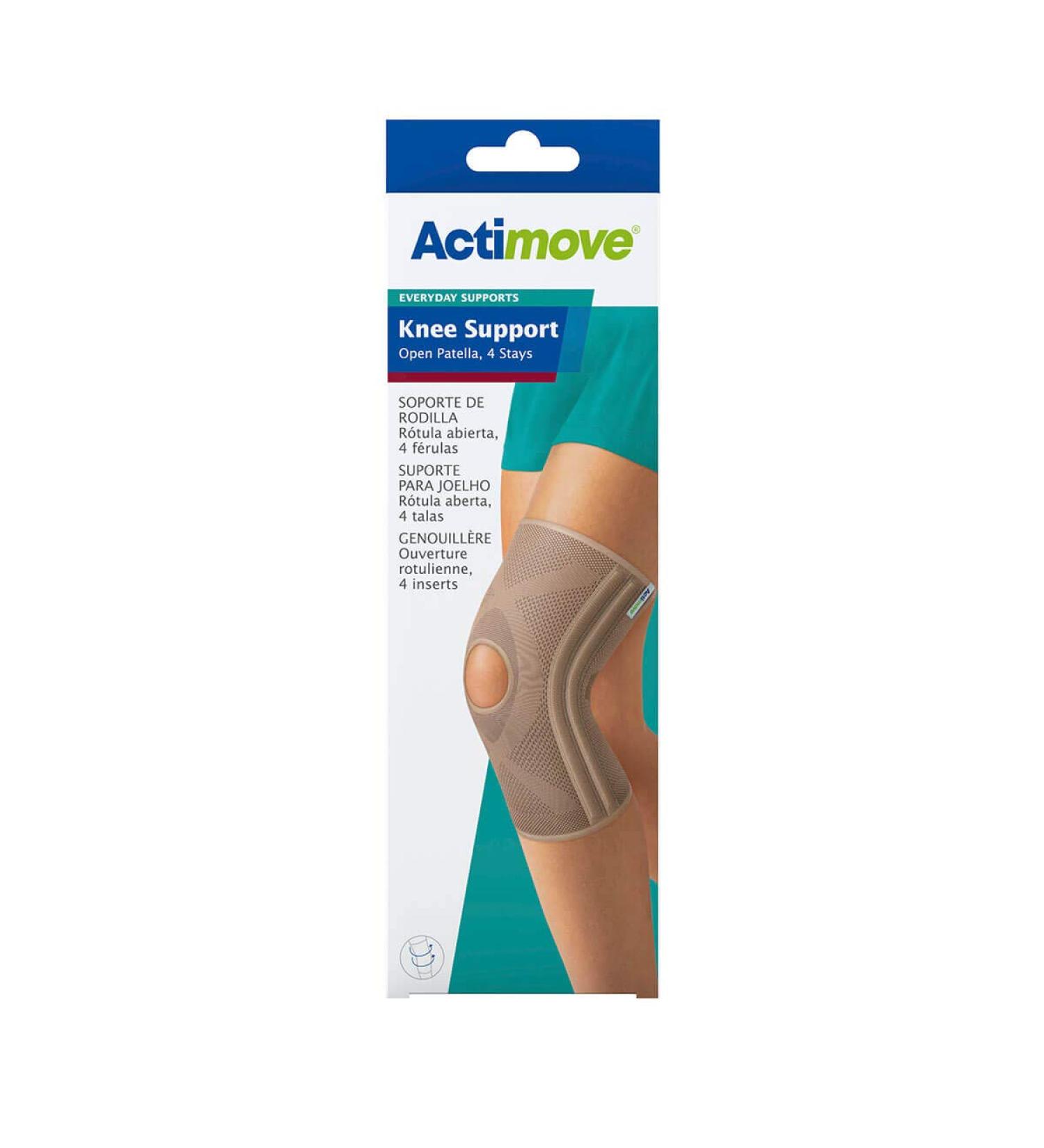 Buy Actimove Knee Support Open Patella | 4 Stays | Small Beige - International Shipping Available - Buy Online on GoSupps.com