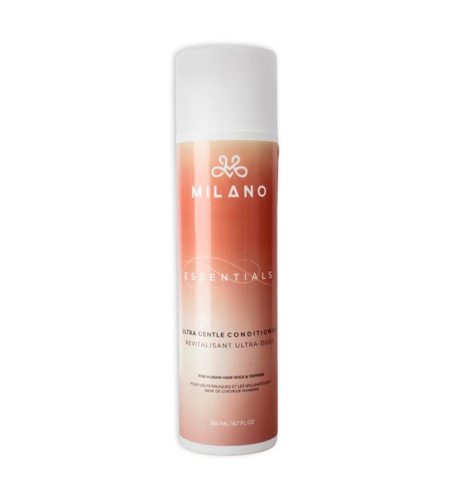 MILANO COLLECTION Ultra Gentle Conditioner for Human Hair and Synthetic Wigs Hair pieces and Extensions - Vegan Cruelty-Free Nourishing and Softening Formula for Daily Wig Care 8 oz Ultra Gentle Conditioner 200ml - Buy Online on GoSupps.com