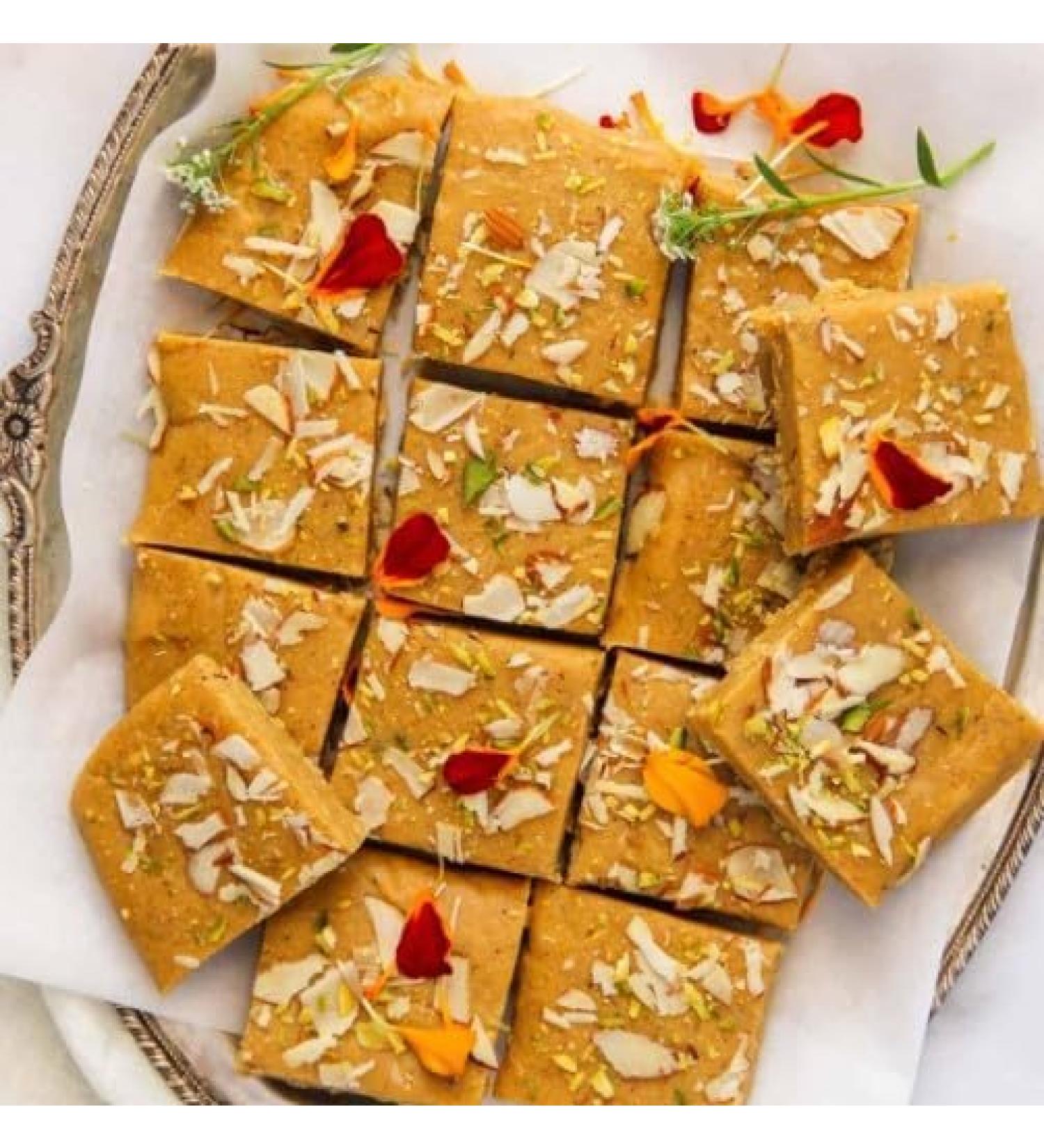 Festival Special Premium (Besan Barfi 250g) Delicious Indian Traditional Sweets To Sweeten Up Your Celebration Best Gift For All Occasions Marriage Diwali Holi Raksha Bandhan Sold By Kidzbuzz - Buy Online on GoSupps.com