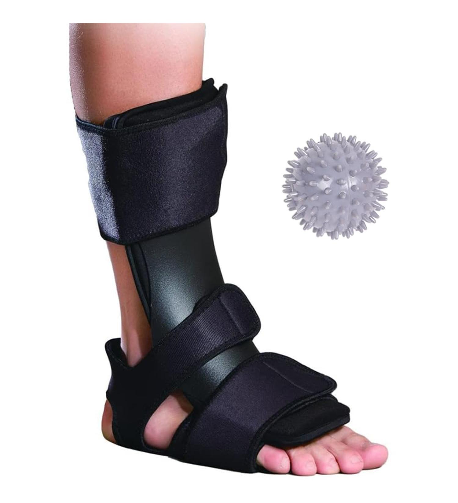 Orthomen Dorsal Night Splint for Plantar Fasciitis Pain Relief - Foot Drop Brace for Sleeping - Achilles Tendon Stretcher Boot (S/M) - Buy Online on GoSupps.com