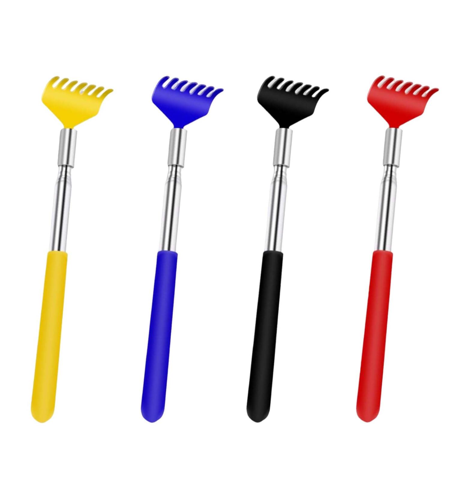 Best Back Scratchers Set - 4 Piece Telescopic & Wooden Scratchers | Random Color Options - Buy Online on GoSupps.com