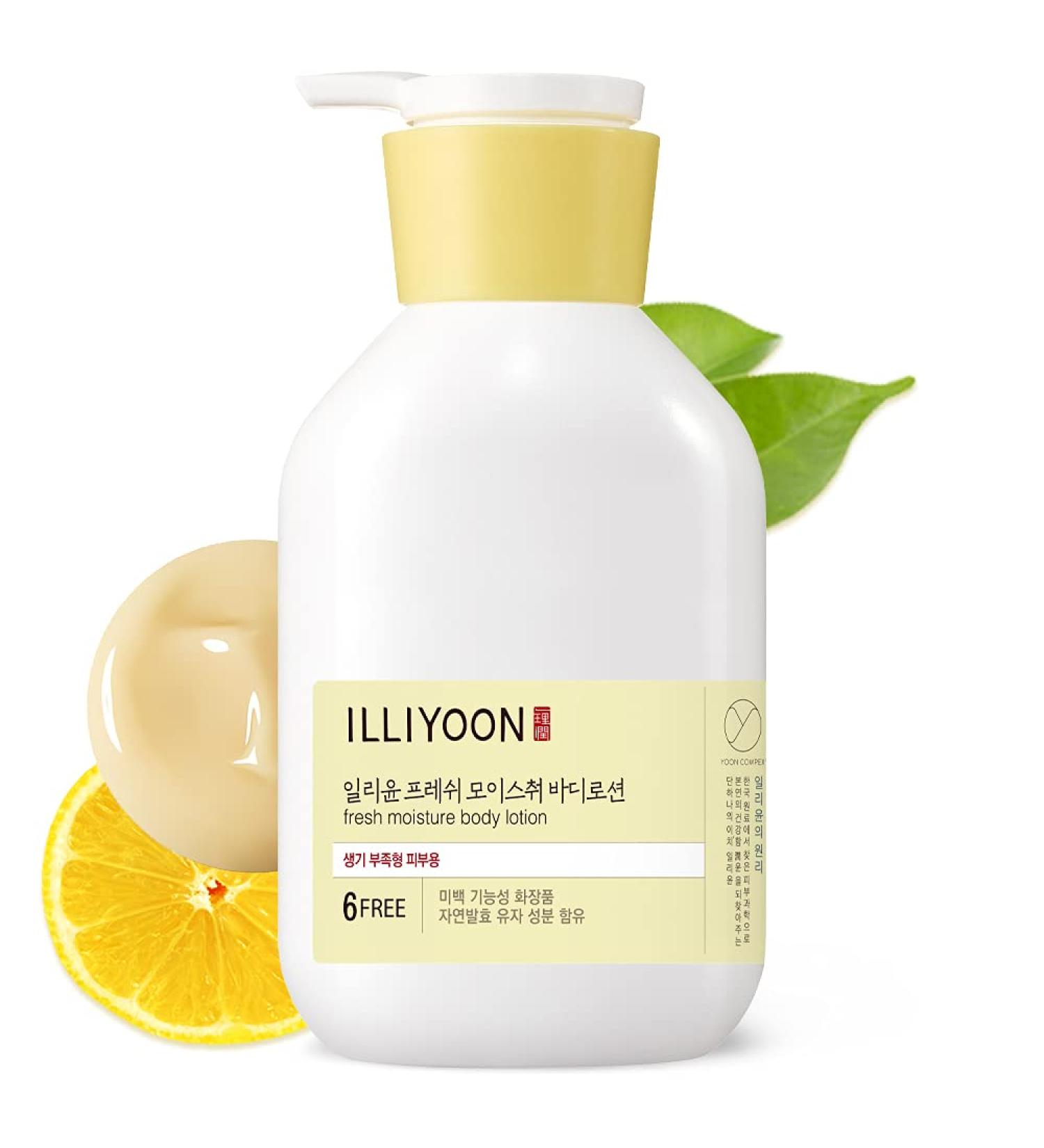 Illiyoon Fresh Moisture Body Lotion 350ml | High Moisturizing Effect for Damaged Skin | Korean Skin & Body Care - Buy Online on GoSupps.com
