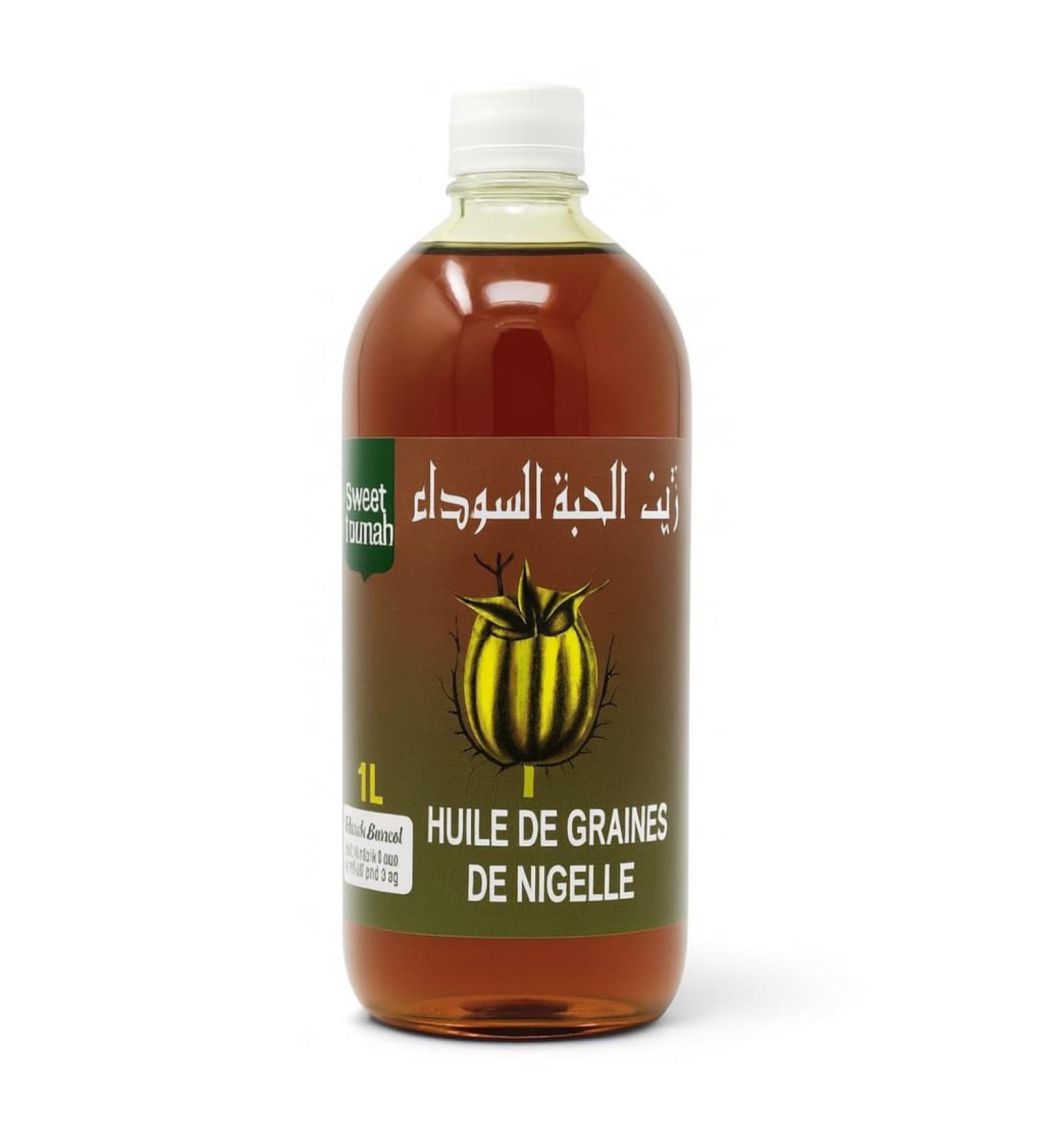  Natureluxy Black Seed Oil 1L | Cold-Pressed Moisturizer | For All Skin Types - Buy Online on GoSupps.com