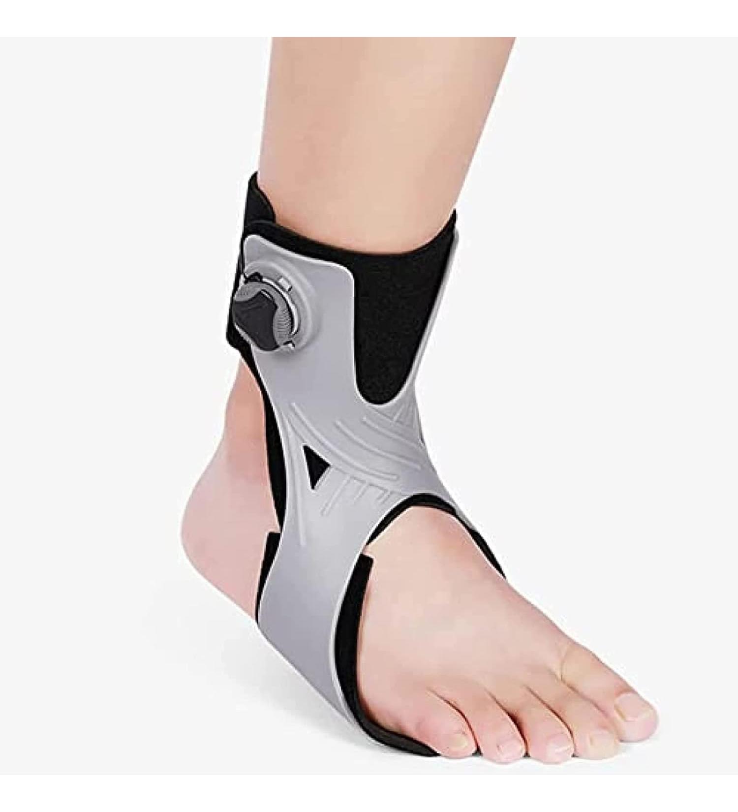 Foot Drop Orthosis | Adjustable AFO Ankle Support Splint for Improved Walking Gait | Medium Left - Fits with Shoes - Buy Online on GoSupps.com