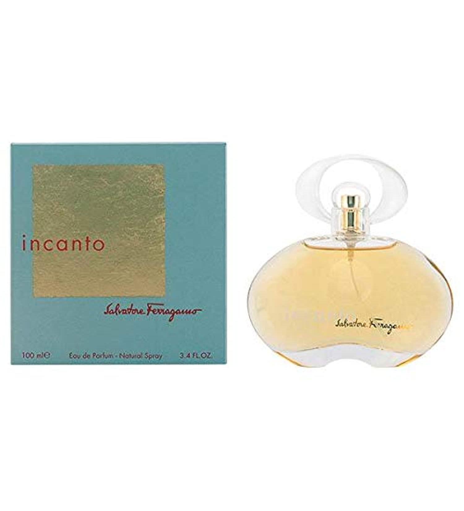 Salvatore Ferragamo Incanto Eau de Parfum Spray for Women 3.4 Ounce Sandalwood 3.4 Fl Oz (Pack of 1) - Buy Online on GoSupps.com