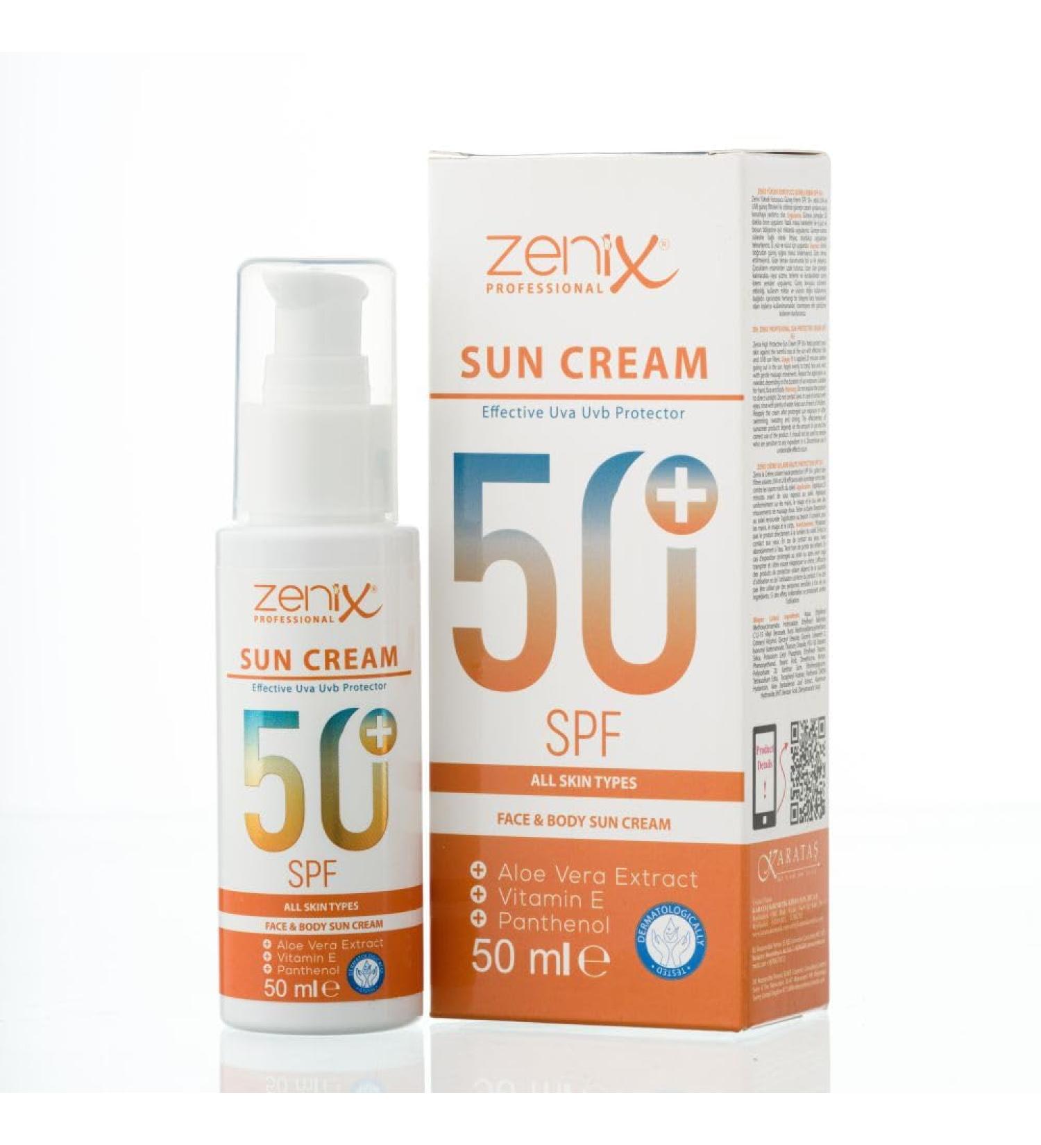  zenix Zenix Professional Sun Cream - SPF 56+ Sunscreen - Effective UVA/UVB protection for sports swimming sunbathing winter sports and more - Buy Online on GoSupps.com