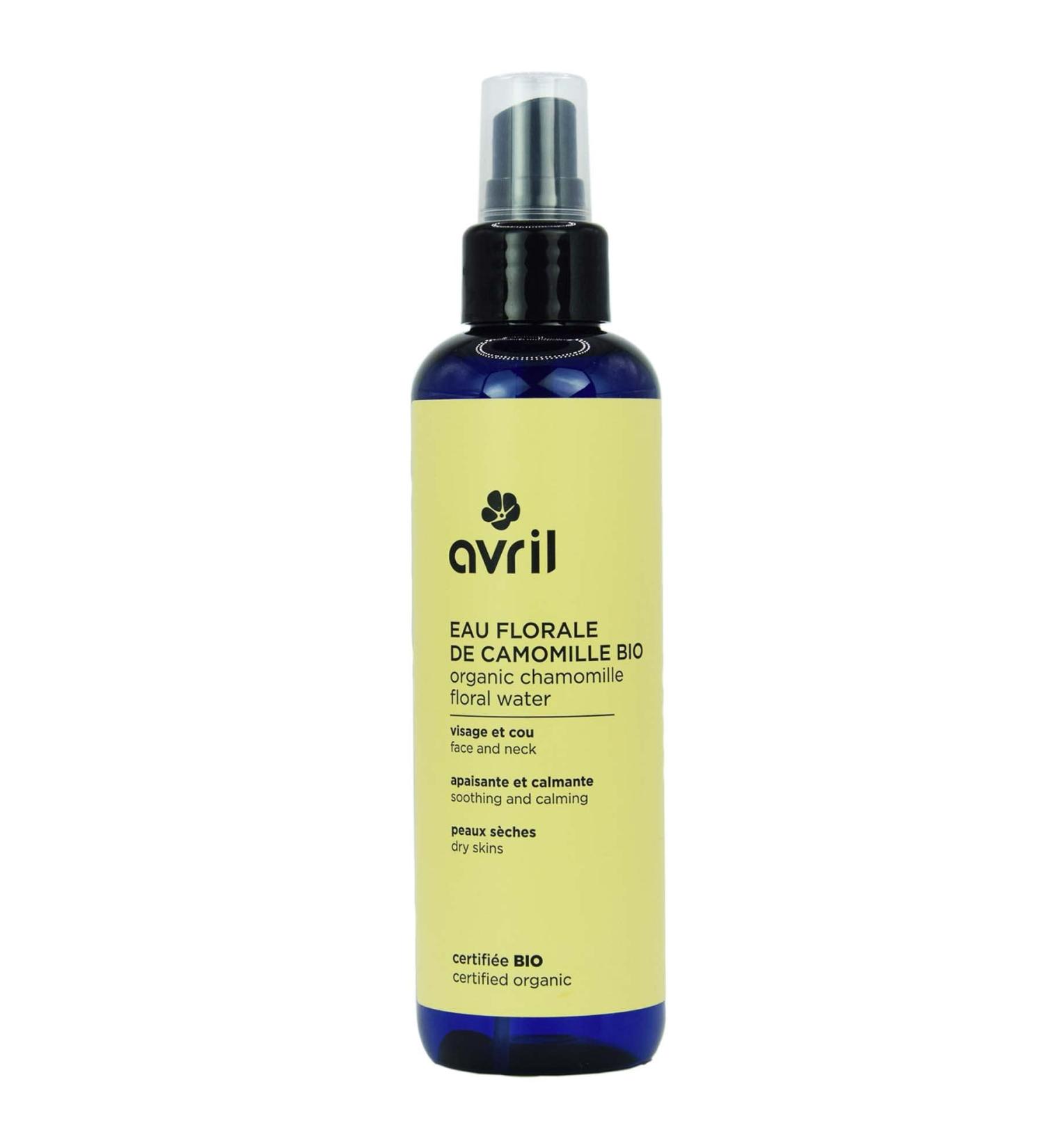 Avril Avril - Organic Chamomile Floral Water - Face and Neck - 100% Natural Origin - Vegan Product Certified Organic Cosmos Organic - Made in France - 200ml