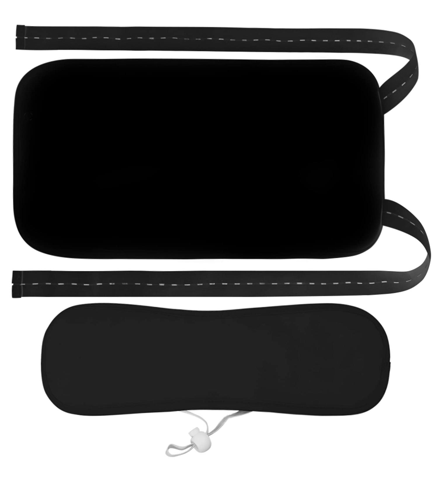 Castor Oil Pack Wrap Waist and Thyroid Neck Reusable Adjustable Soft for Liver Detox Aid Sleep Constipation Brown Buttons Buttons Brown - Buy Online on GoSupps.com