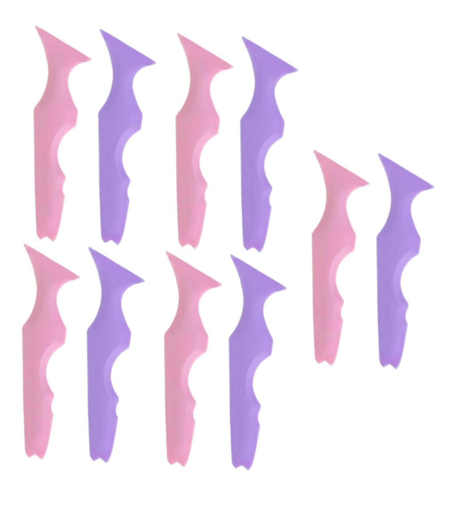 FRCOLOR 10 Pcs Silicone Beauty Ruler Mold Tape in Lipstick Makeup Tool Makeup Supplies Beauty Products Bevel - Buy Online on GoSupps.com