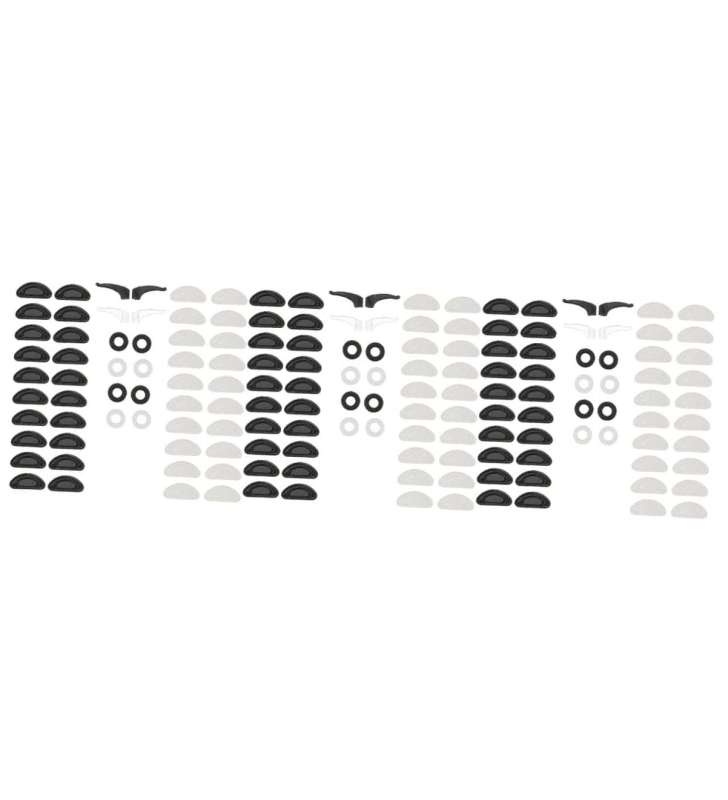 Minkissy Nasal Cushion Set - 3 Anti-Slip Covers for Glasses & Student Accessories - Black & White - 1.5x0.7cm - Buy Online on GoSupps.com