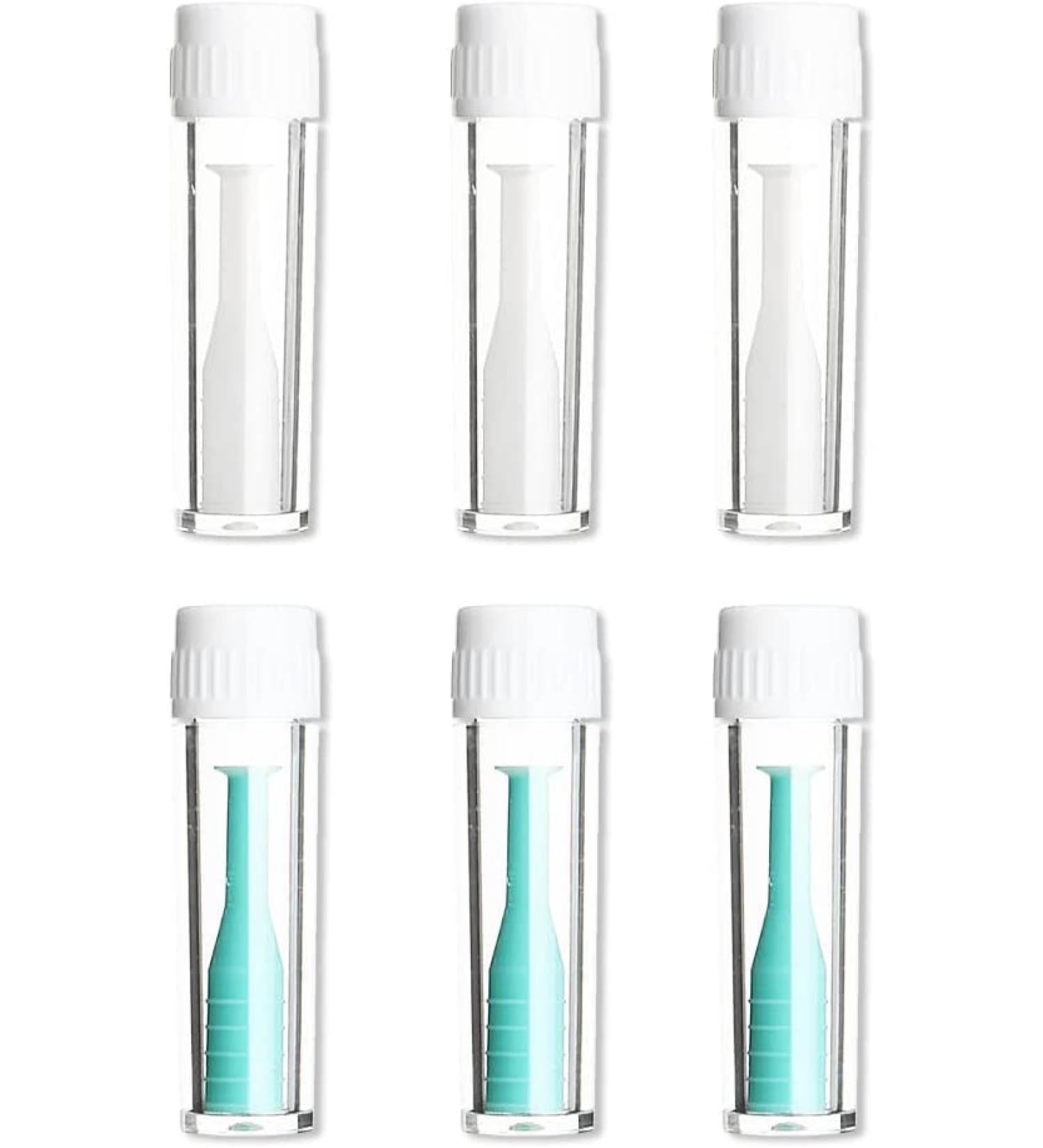 Contact Lens Separator 6 Pack | Suction Cups with Travel Bag for Families - Green & White - Buy Online on GoSupps.com