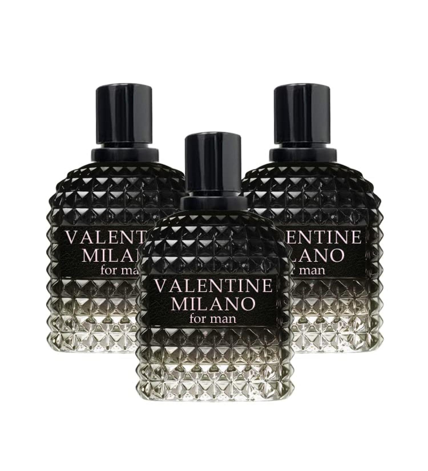 Perfume for Men Valentine Milano Eau de Toilette Natural Spray Men Cologne Masculine Scent 3.4 Fl Oz/100ML 3Pack Valentine Milano-3PCS 3.4 Fl Oz (Pack of 3) - Buy Online on GoSupps.com