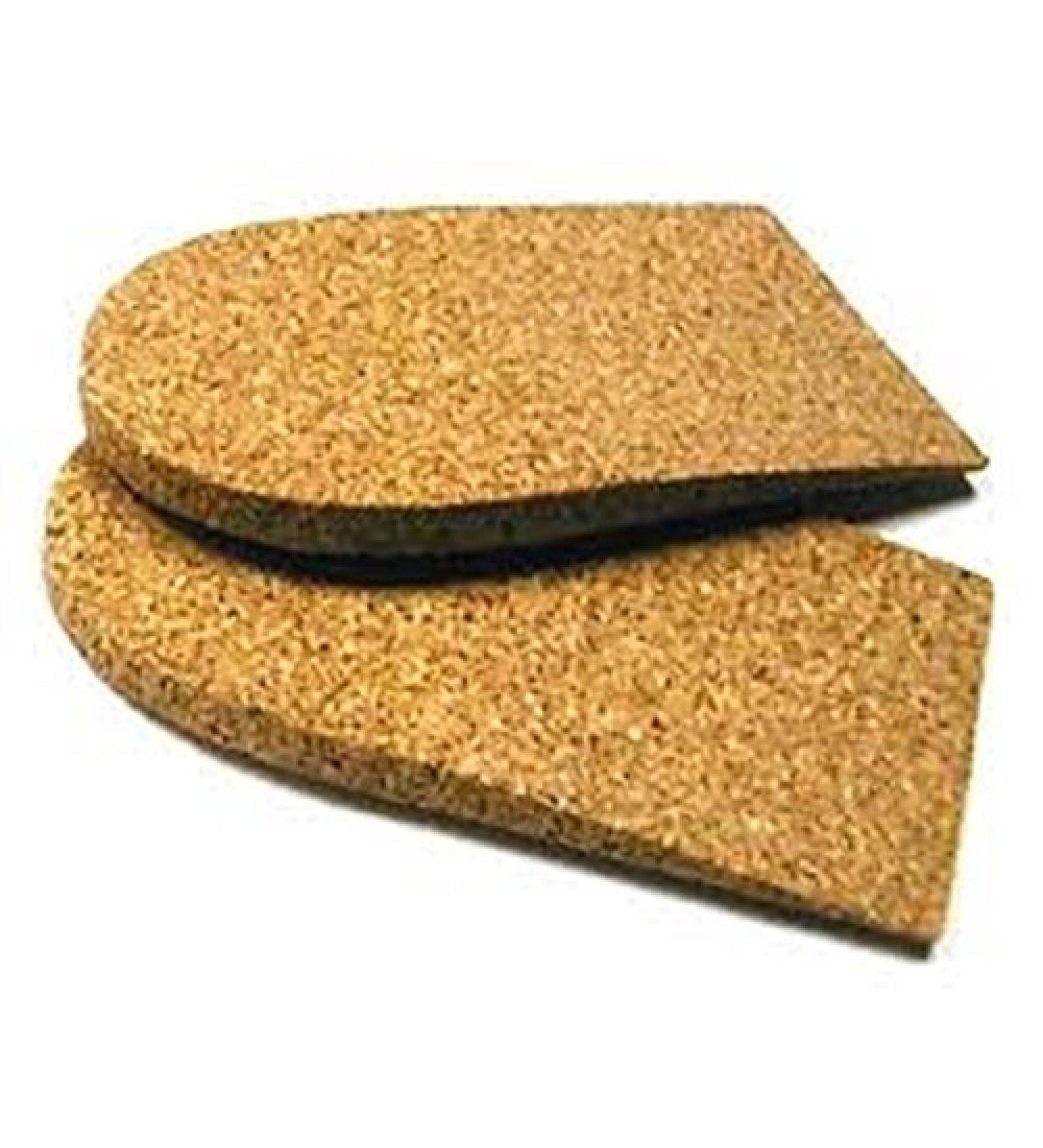 Heel Lift 1/4 inch (6 mm) Cork  1 Pair  Large (3 Wide) by Atlas Biomechanics