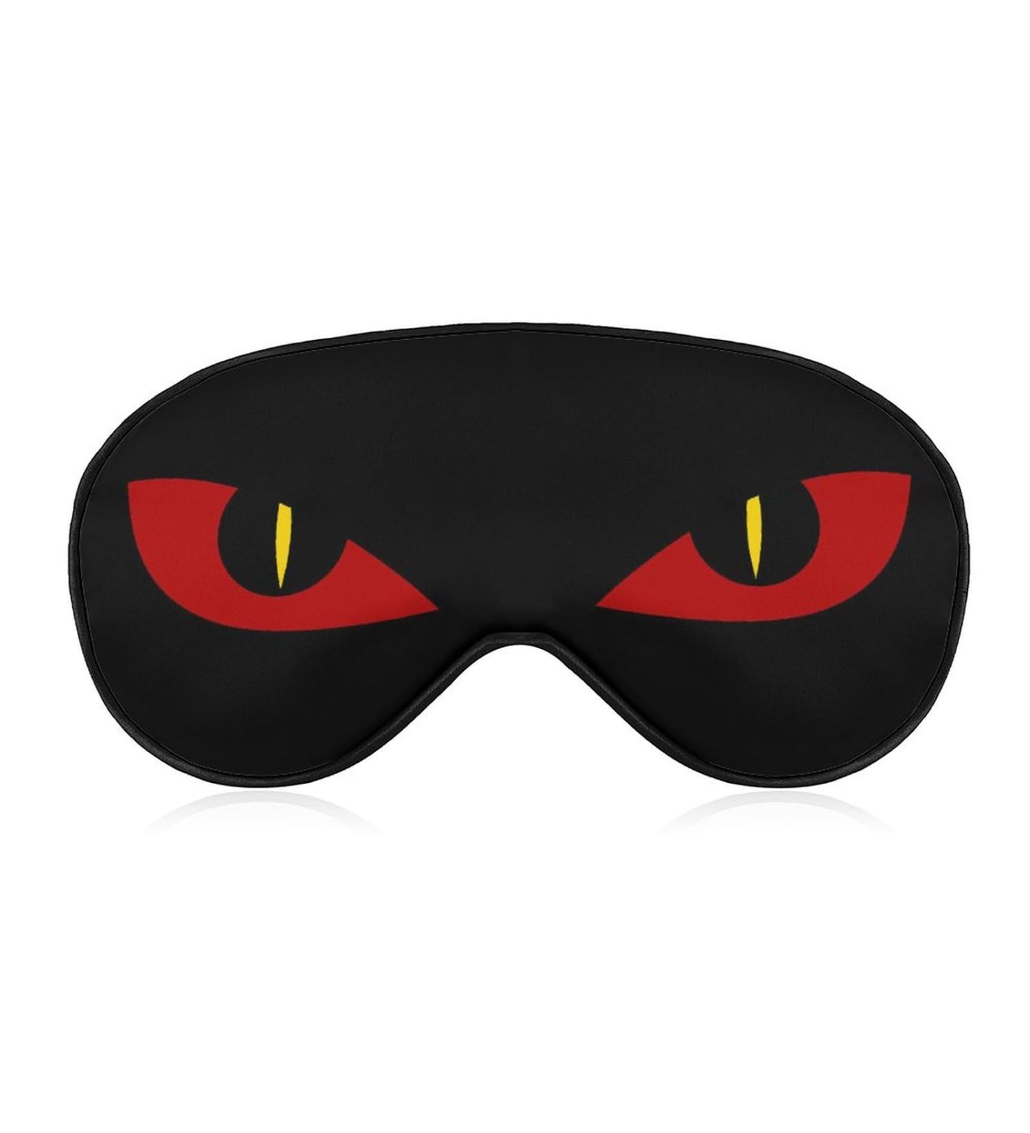 Evil Scary Eyes Soft Sleep Mask for Women | Devil Nightmare Blackout Eye Mask | Adjustable & Breathable Polyester | Perfect for Travel - Buy Online on GoSupps.com
