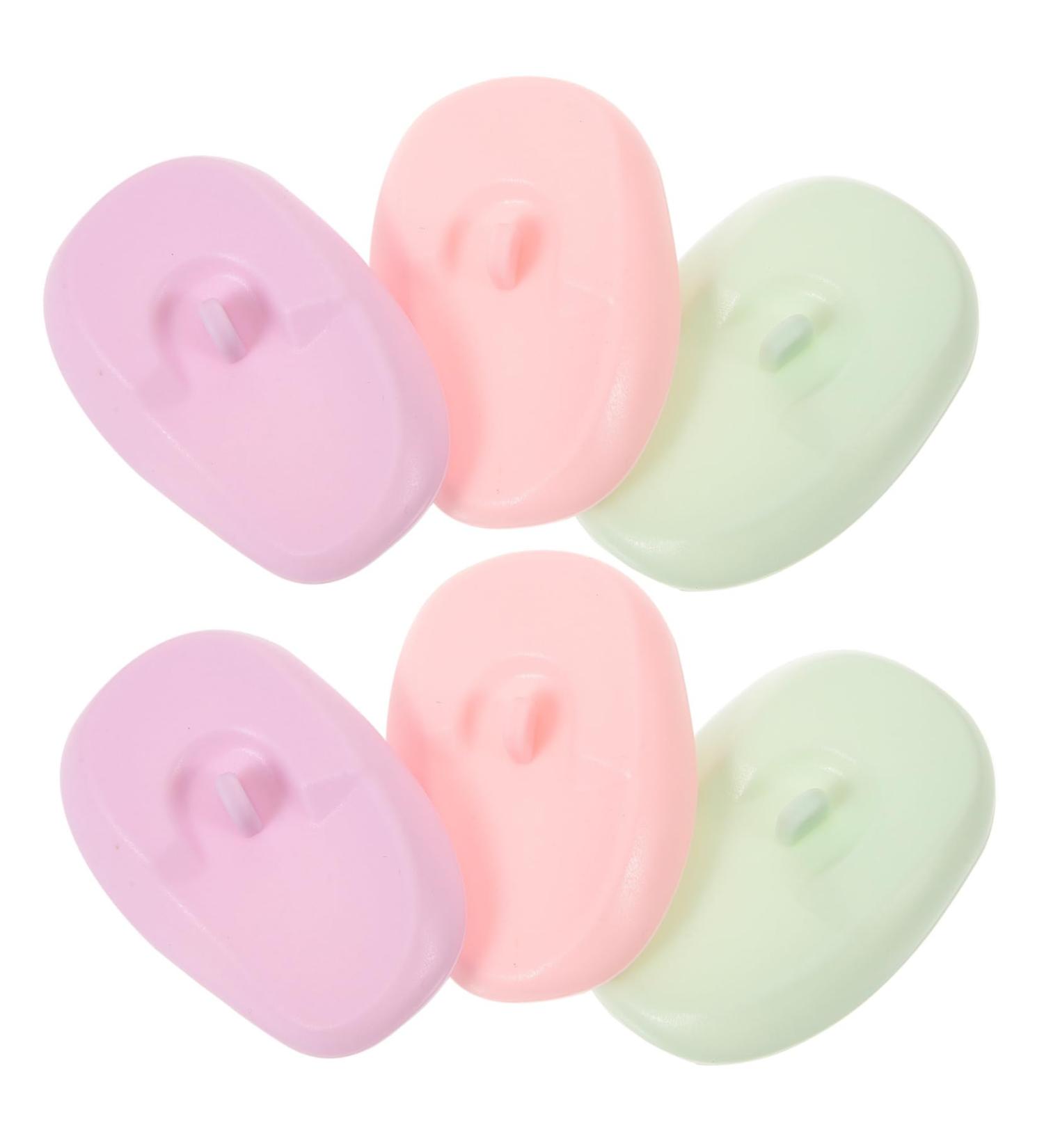 SEWOART 3 Pairs Silicone Earmuffs Ear Covers for Hair Dye Hair Dye Ear Protectors Bathing Ear Protection Cap Heat Protection Ear Cover Unisex Ear Covers for Hair Dryer Make up Ear Covers - Buy Online on GoSupps.com