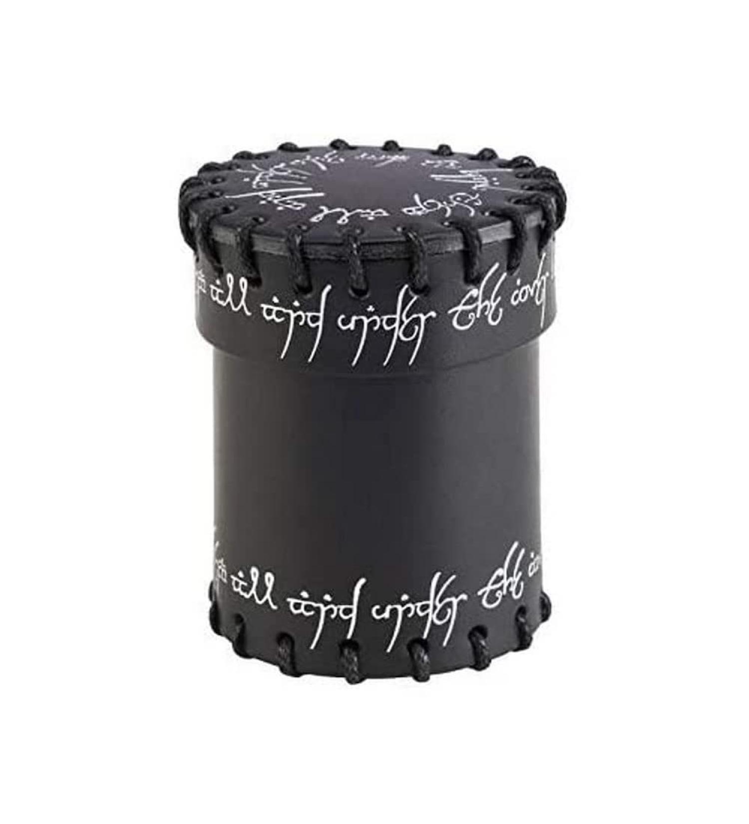 Q WORKSHOP Elvish Black Leather Dice Cup - Premium RPG Gaming Accessory - Buy Online on GoSupps.com
