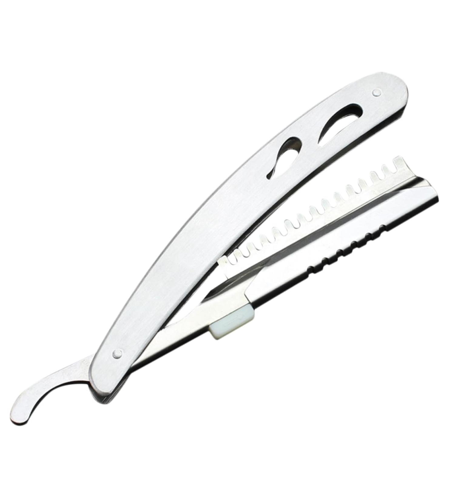 Stainless Steel PopetPop Razor Holder | Hairdresser & Manual Razor Blade Accessories - Buy Online on GoSupps.com