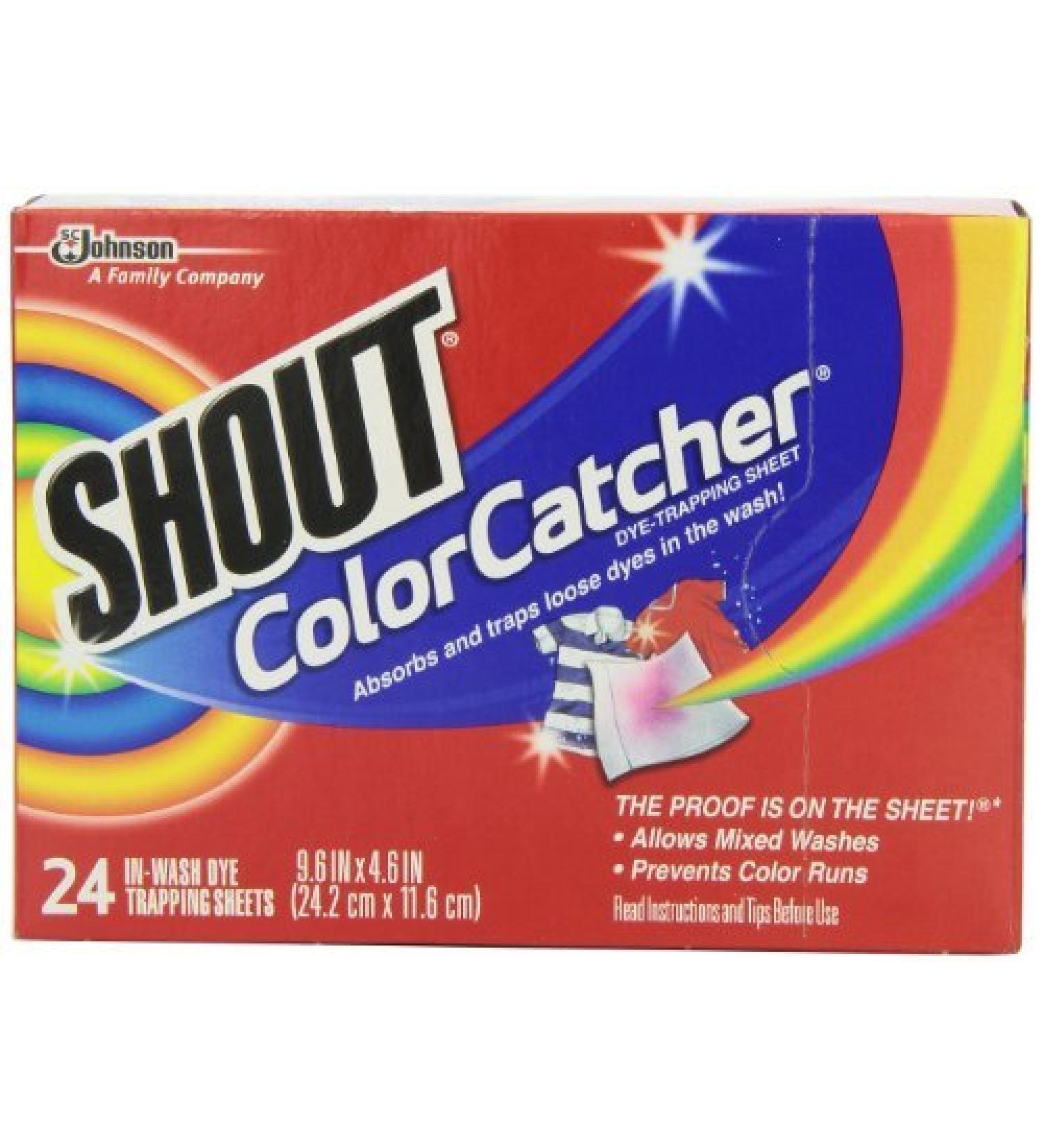 Shout Color Catcher - 24 Sheets | Ultimate Laundry Solution for Color Protection | International Shipping Available - Buy Online on GoSupps.com