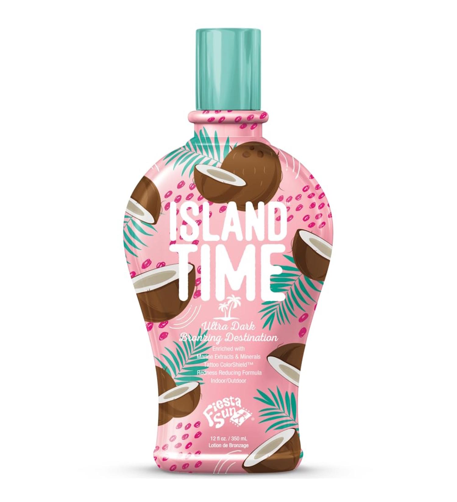 Island Time Dark Bronzing Blend DHA Caramel & Black Walnut Extract12oz