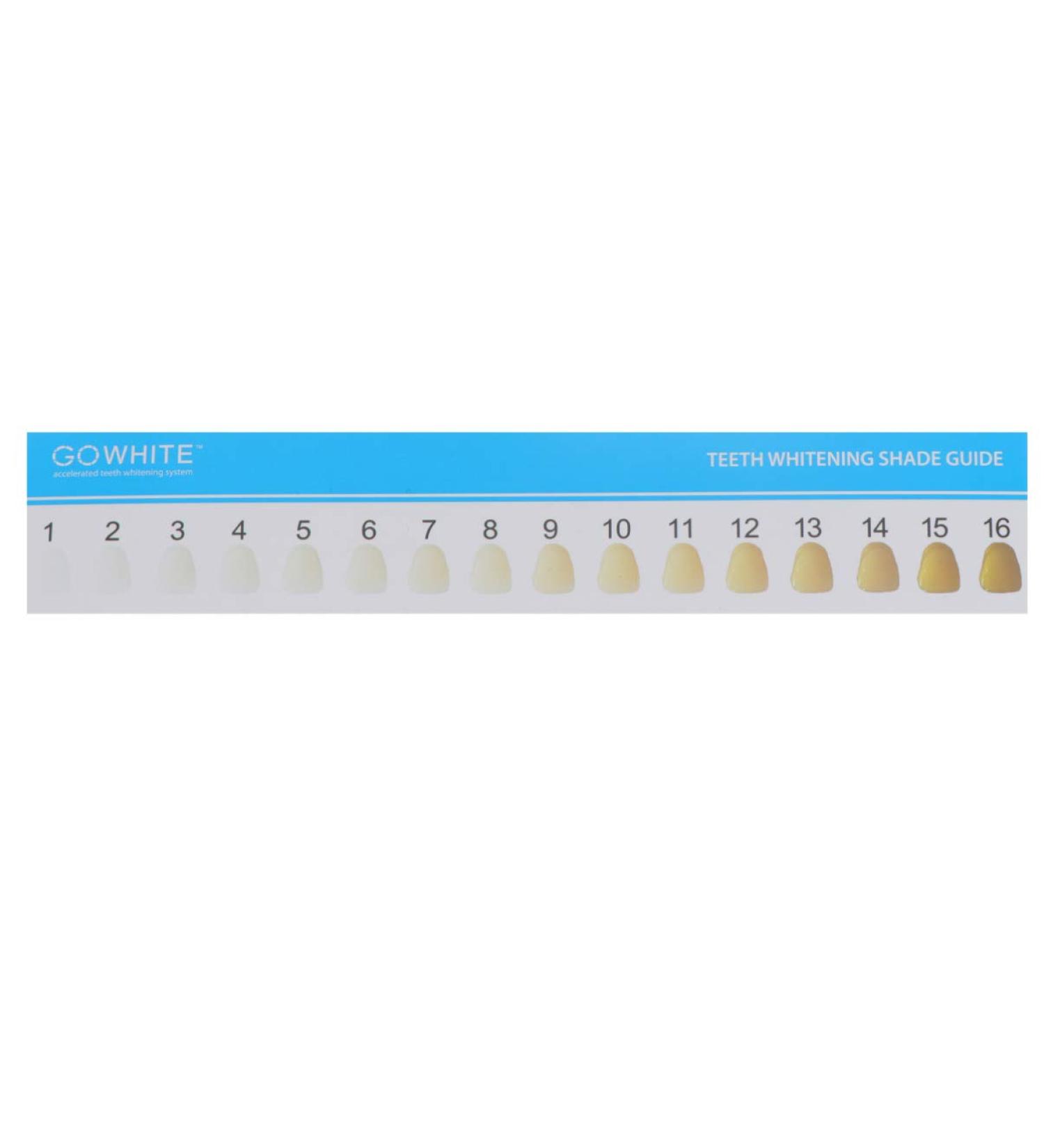 HEALLILY 20PCS Teeth Shade Guide - Professional Dental Equipment for Tracking and Comparing Tooth Shades - Ideal for Dentists and Household Oral Care - Buy Online on GoSupps.com