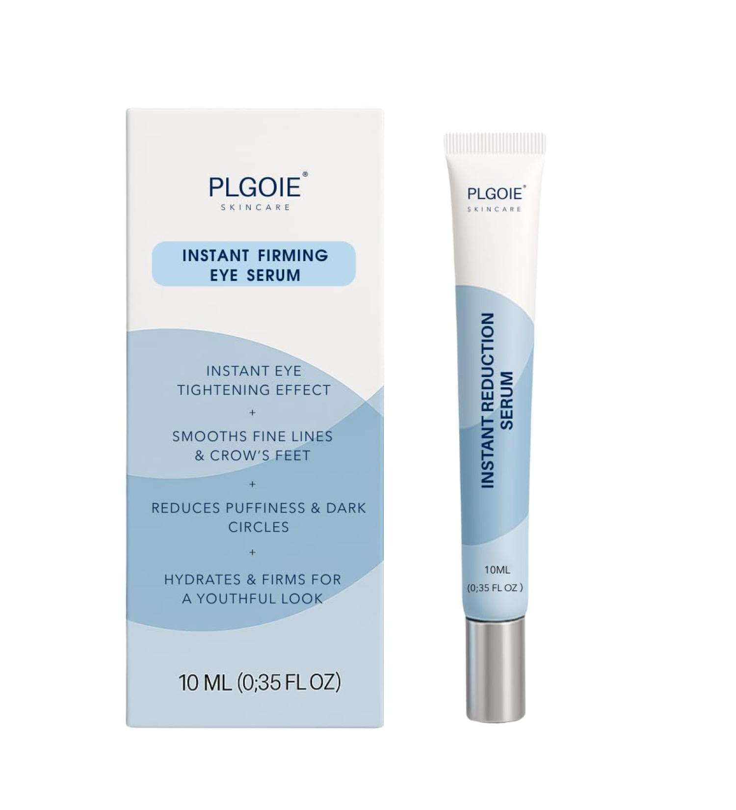 Instant Firming Eye Serum Reduces Under-Eye Bags Wrinkles Dark Circles Fine Lines & Crow's Feet Anti-Aging Wrinkle Remover | 10ml 0.35 oz - Buy Online on GoSupps.com