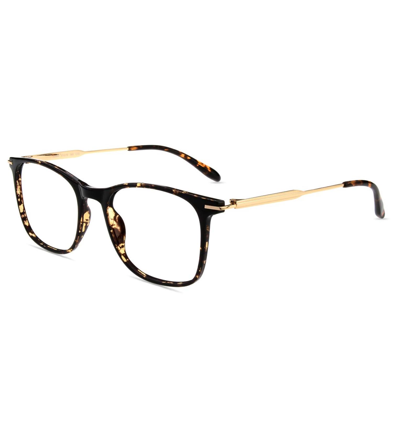 Firmoo Blue Light Blocking Computer Glasses Anti Eye Strain Headache UV Cut A-tortoise 0.0x - Unisex - Buy Online on GoSupps.com