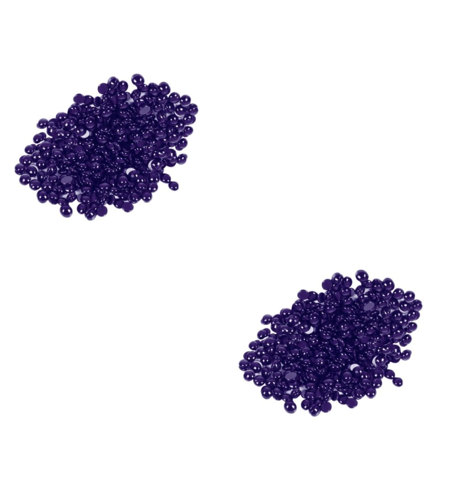 Frcolor 2-Pack Pearl Wax Beans for Painless Home Hair Removal | Violet & Lilac Depilatory Wax Kit - Buy Online on GoSupps.com
