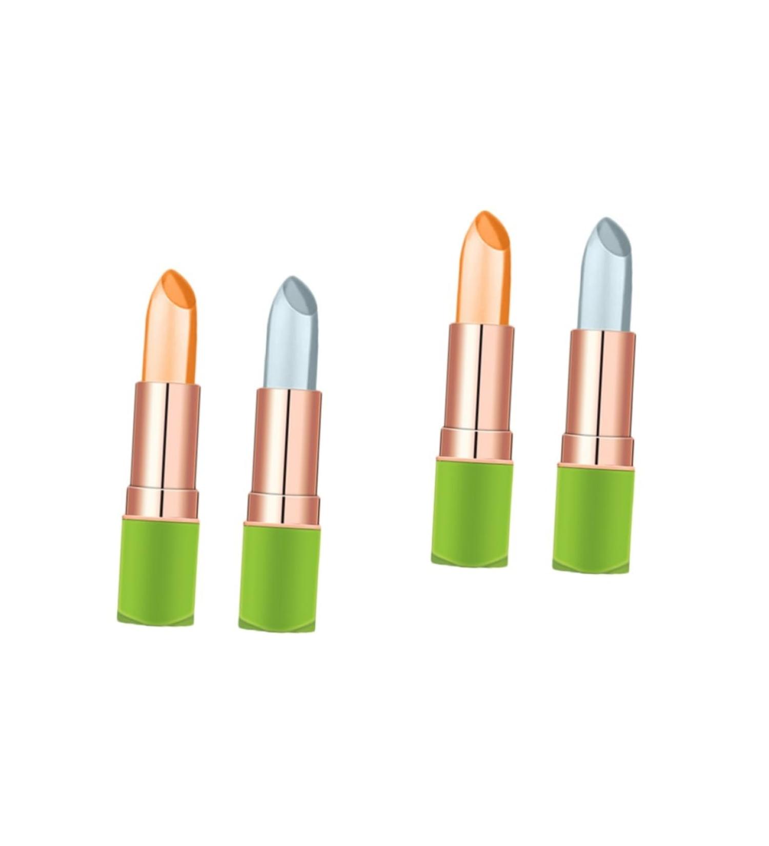 Beaupretty 2 Sets Discolored Lipstick Lip Color Changing Lipstick Makeup Makeup Lip Balm Organic Lip Balm Jelly Lip Gloss Aloe Lip Gloss Paste 2 Pcs * 2 - Buy Online on GoSupps.com