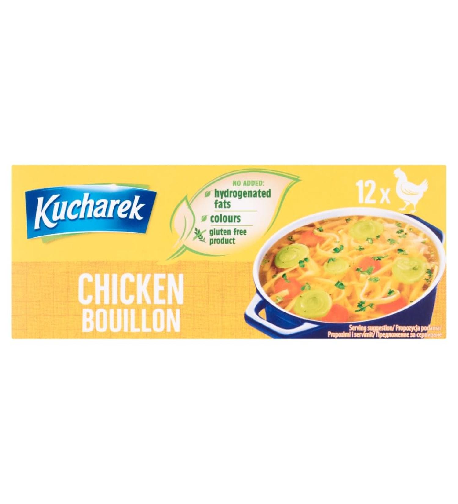 Kucharek Chicken Stock Cube 120g (Pack Of 12)