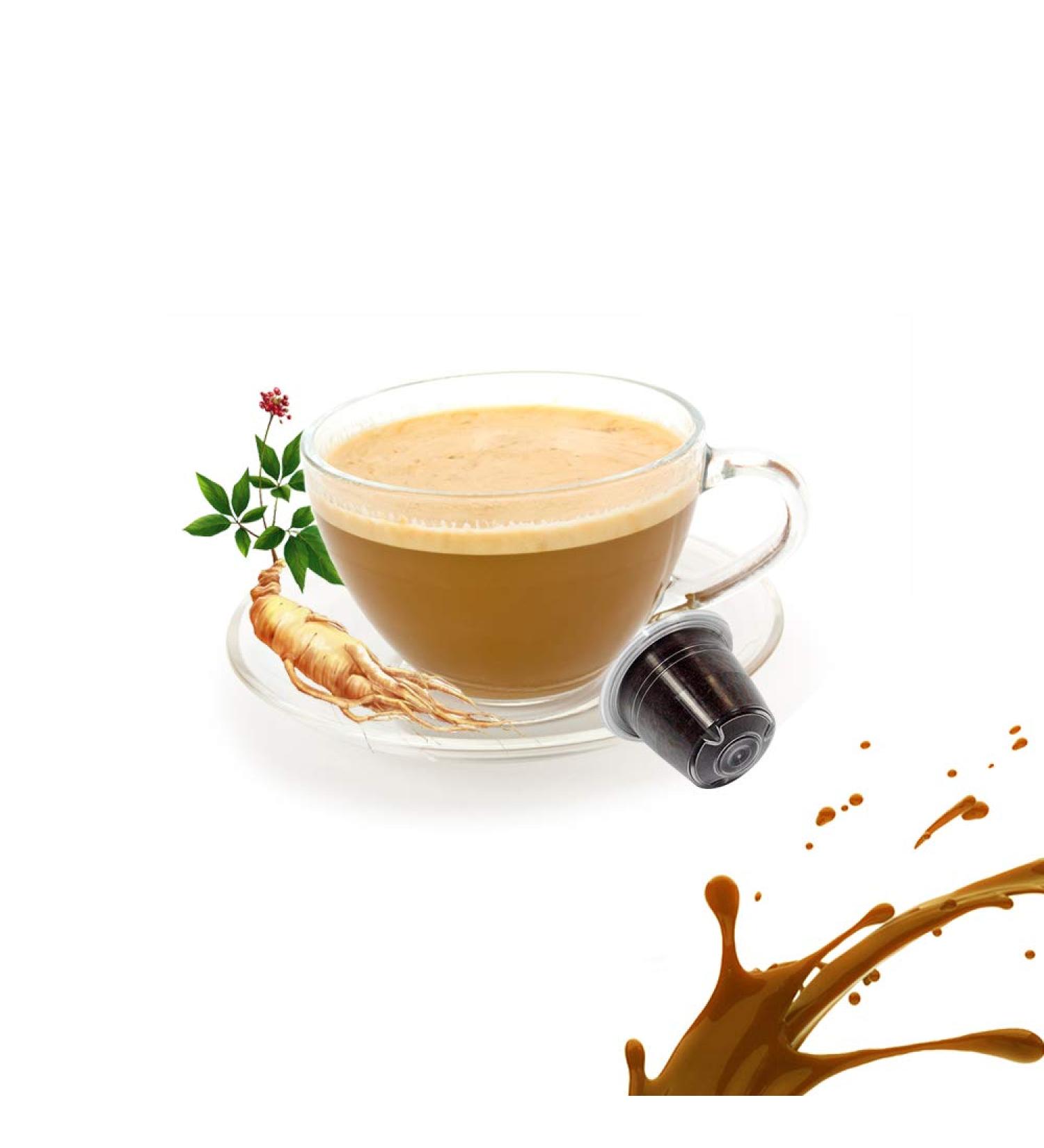 KICKKICK Lot of 10 Nespresso-compatible Ginseng Coffee Kickkick capsules