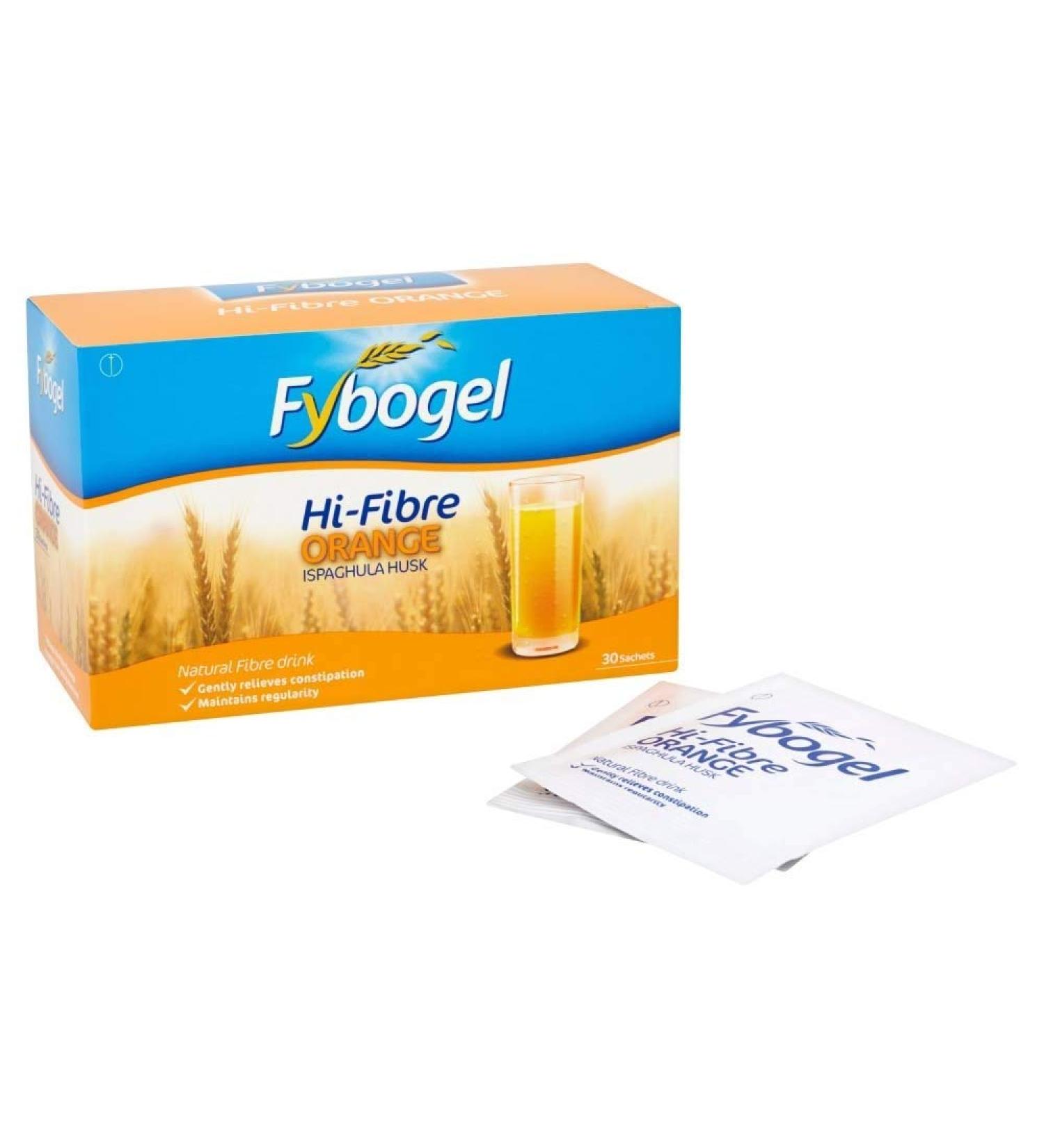 Fybogel Hi-Fibre Sachets (Orange) - 30 Sachets