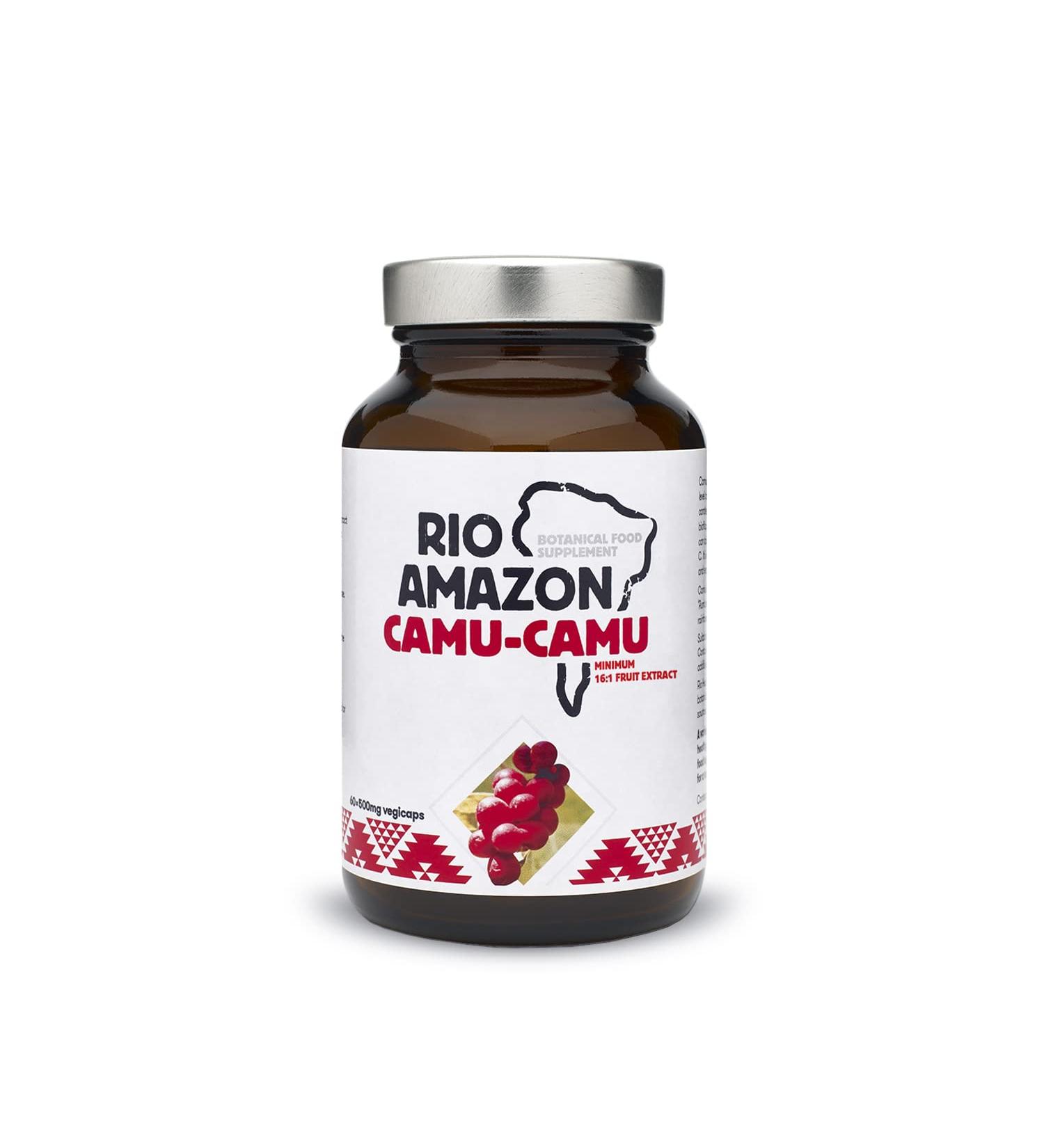Rio Amazon 500mg Camu-Camu - Pack of 60 Vegetarian Capsules - Buy Online on GoSupps.com
