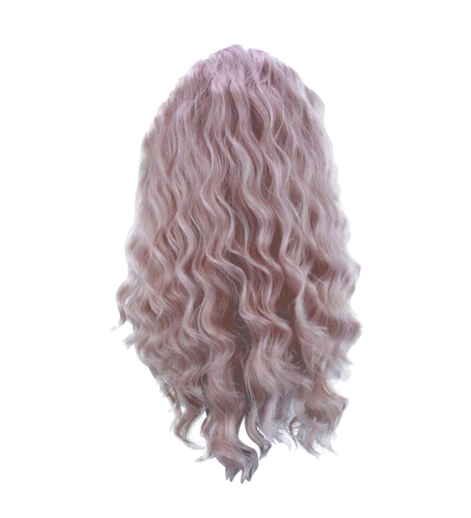 Shop Stylish Long Pink Curly Wigs for Women | 70s 80s 50s & 60s Brazilian Cosplay Hair - International Shipping Available - Buy Online on GoSupps.com