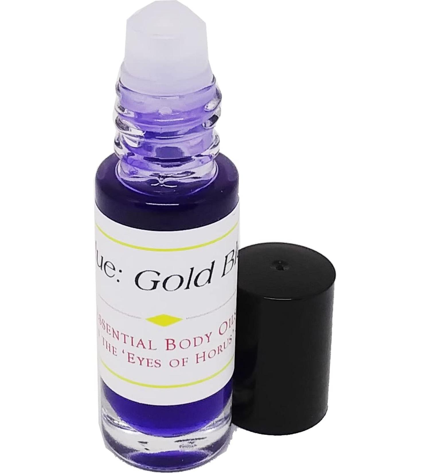 Polo Blue: Gold Blend - Type For Men Scented Body Oil Fragrance Roll-On - Purple - 1/8 oz. - ID#32154 0.13 Fl Oz (Pack of 1)