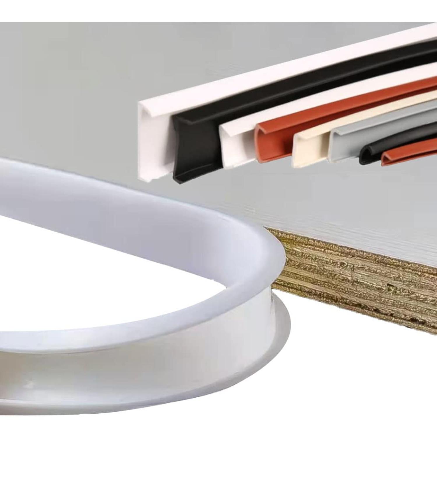 U-Shaped TPE Edge Protection Tape for Baby Safety & Furniture Restoration - 20mm x 3m (White) - Buy Online on GoSupps.com