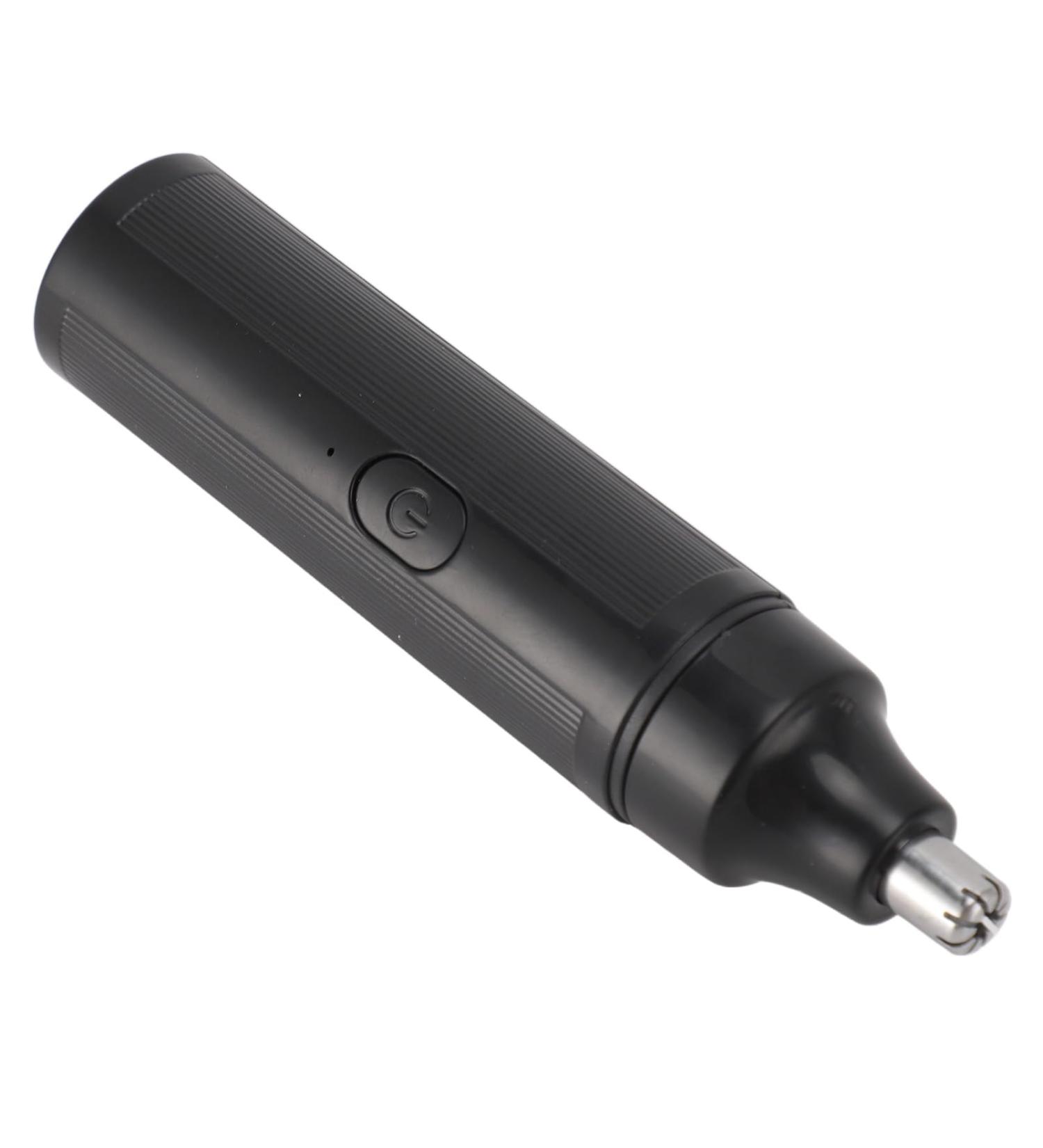 Pssopp Electric Nose Hair Trimmer | Portable & Easy to Clean Nose & Ear Hair Clipper for Men & Women | Ideal for Home & Travel - Black - Buy Online on GoSupps.com