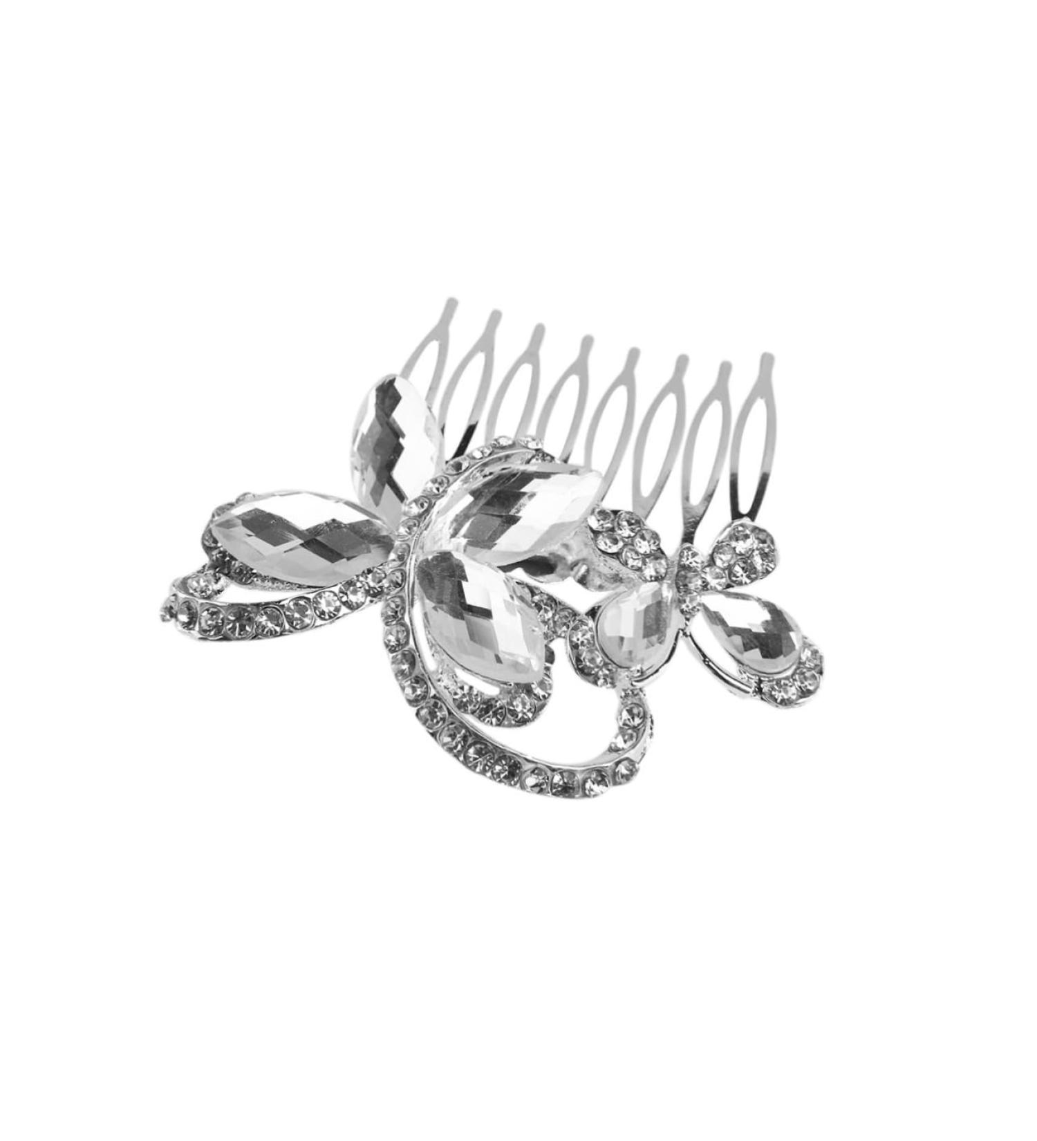 Ipetboom Bridal Hair Comb Hair Clip Rhinestone Bobby Pins Hair Pin Hair Barrettes Women Hairpin Headwear Bride Comb Wedding Wedding Hair Comb - Buy Online on GoSupps.com