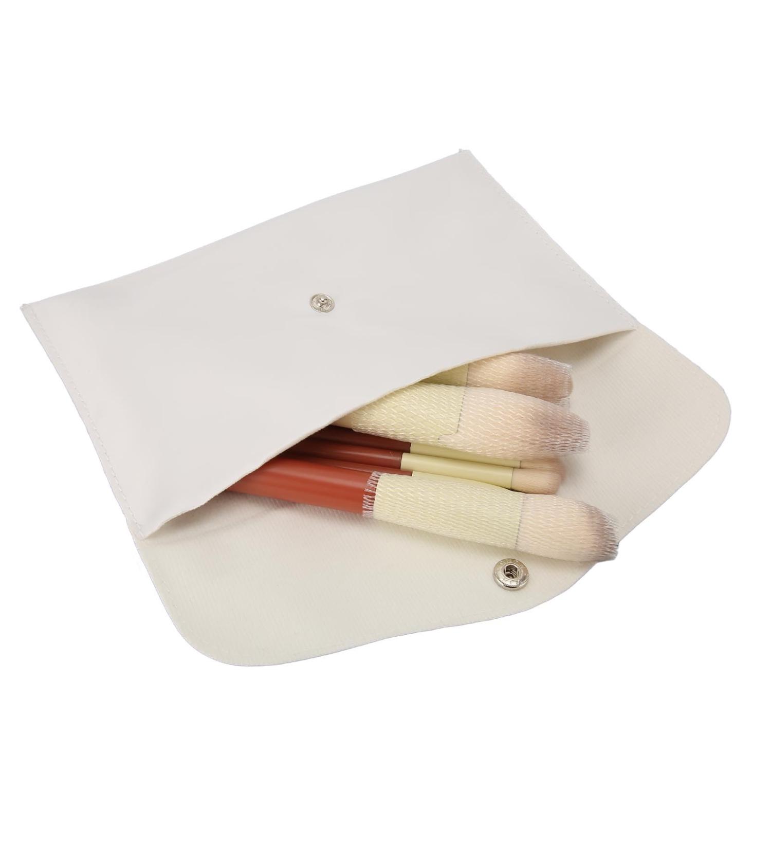 Professional Makeup Brushes Cosmetic Brush Set Fine Workmanship Durable 12 Pieces with Envelope Bag for Home - Buy Online on GoSupps.com