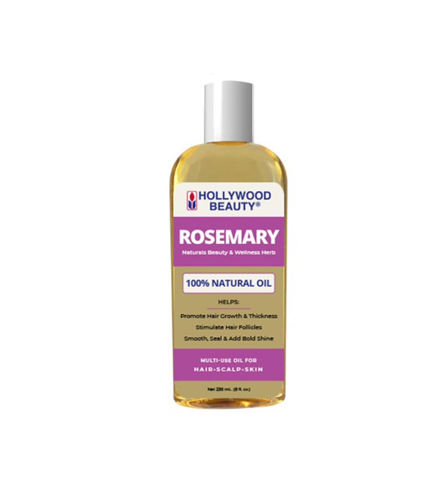 Hollywood Beauty Rosemary Oil - 8 fl oz | Promotes Hair Growth & Scalp Health | International Shipping Available - Buy Online on GoSupps.com