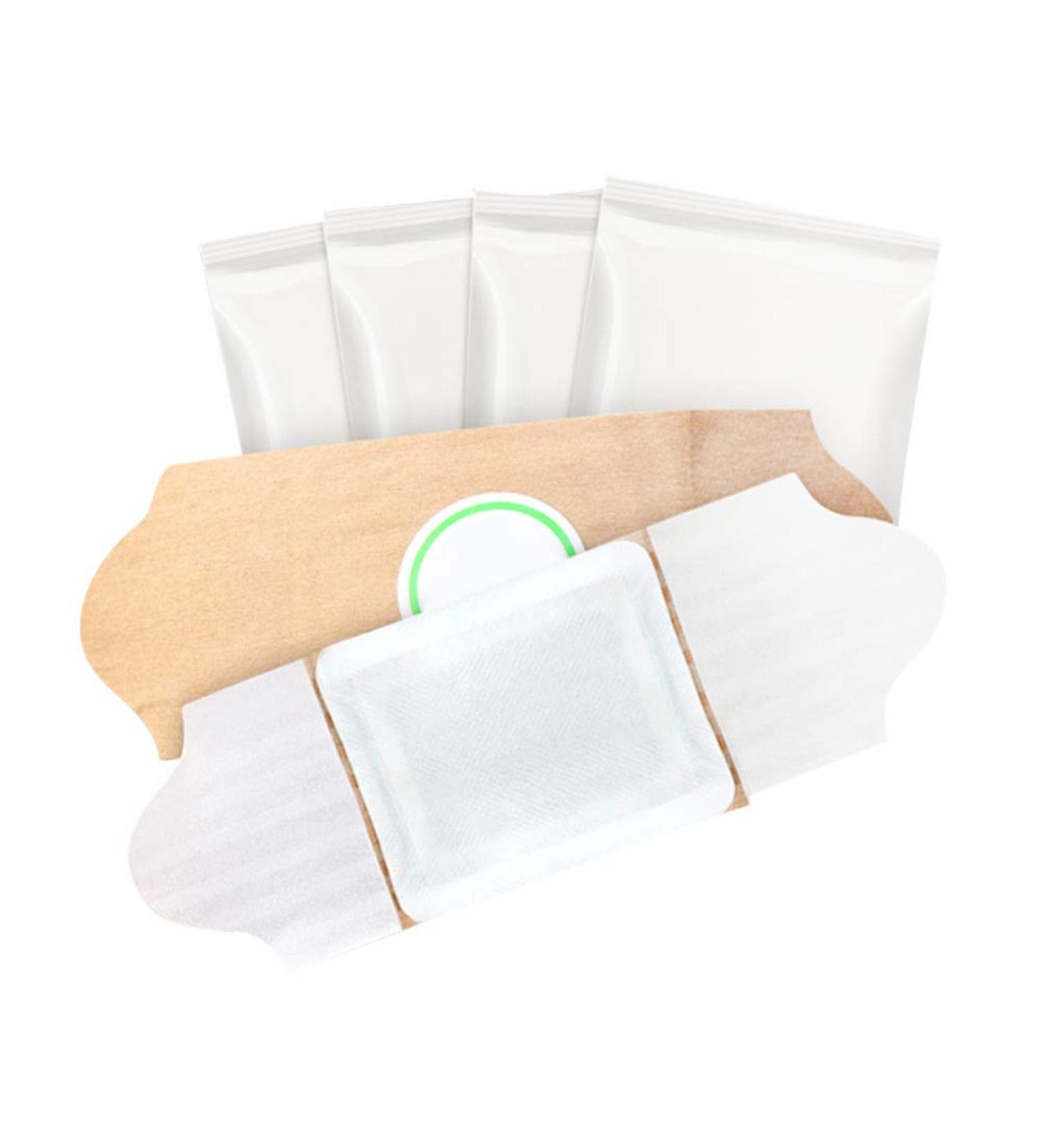 FARUTA 5pcs Moxibustion Patch Self Heating Moxa Sticker Wormwood Spontaneous Heat Sticker Warm Foot Pads Chinese Medicine Herbal Paste for Cervical Neck Knee Pain Belly - Buy Online on GoSupps.com