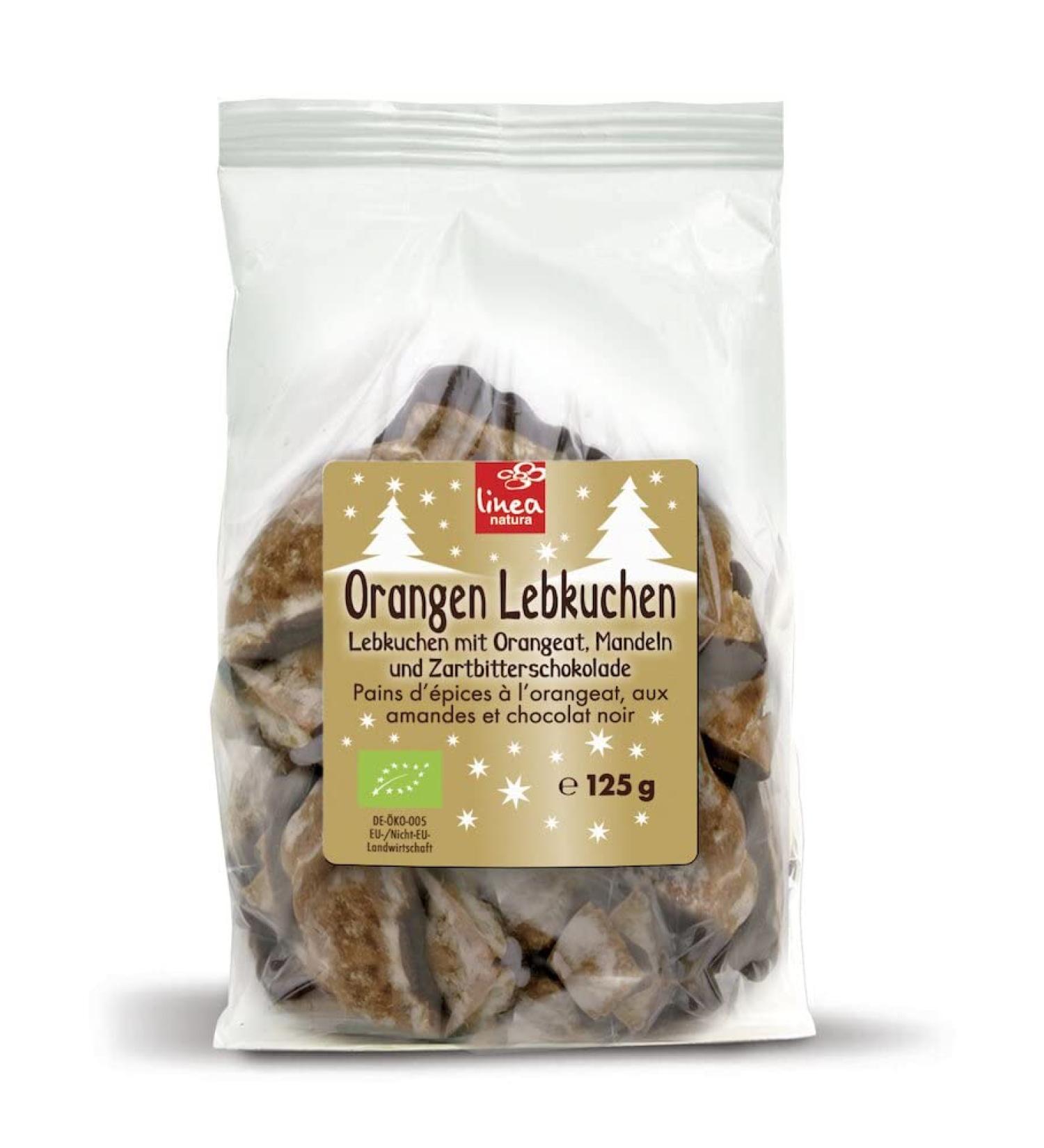 Linea Natura Linea Natura Organic orange gingerbread with chocolate (6 x 125g)