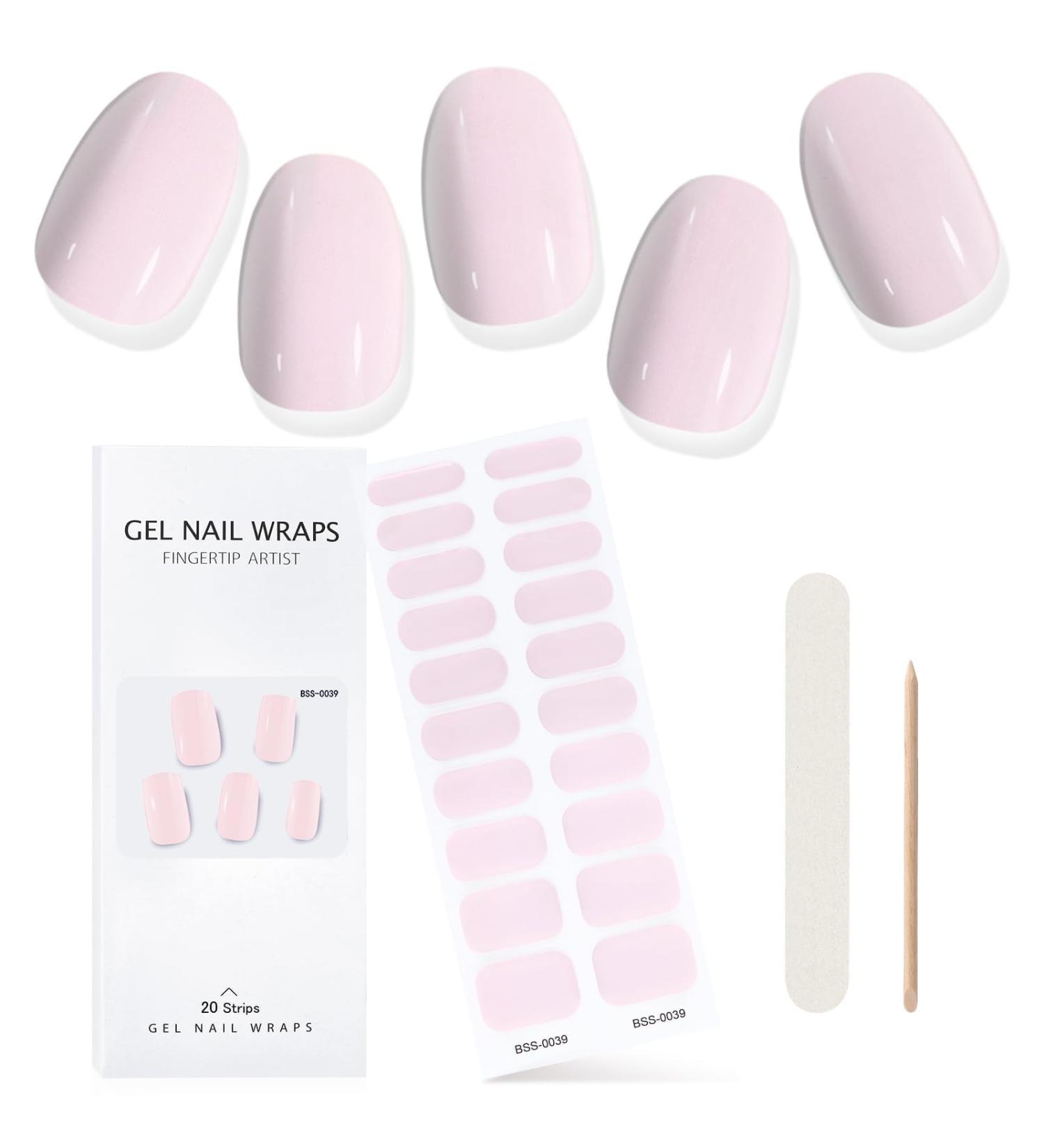 EBANKU Waterproof Gel Nail Strips - Long Lasting Real Nail Polish Wraps with DIY Kit - Buy Online on GoSupps.com