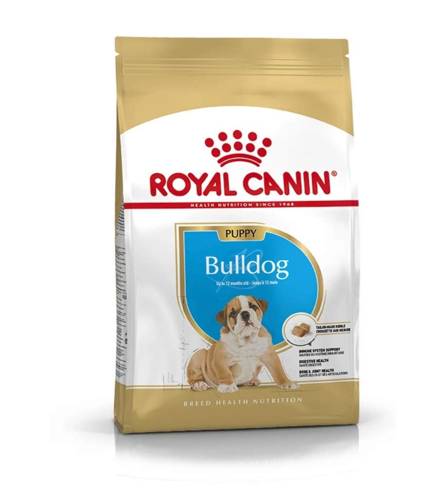 Royal Canin Dog Food Bulldog Puppy 12Kg - Buy Online on GoSupps.com