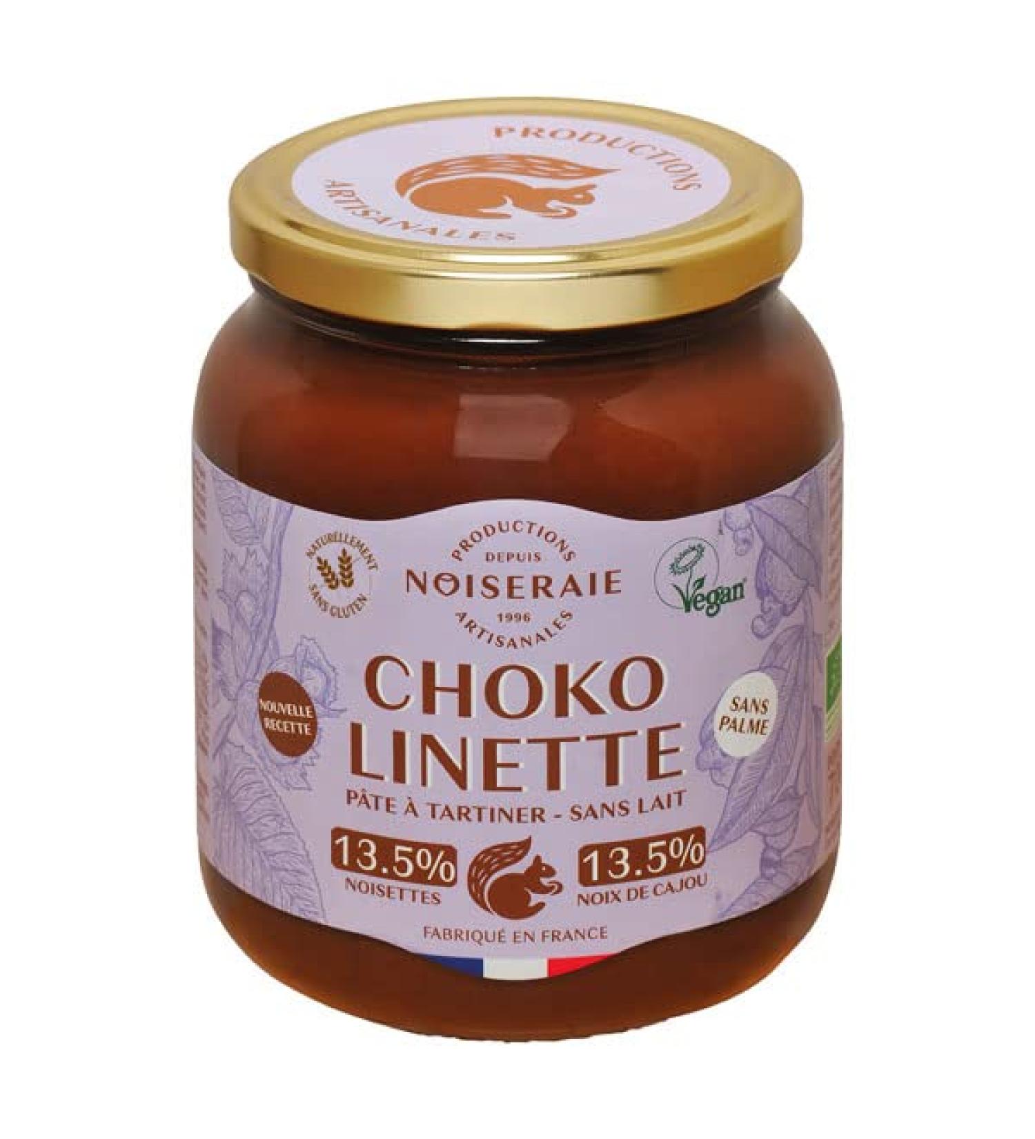 Noiseraie - Choko Linette hazelnut and cashew spread 700g - unit - Buy Online on GoSupps.com