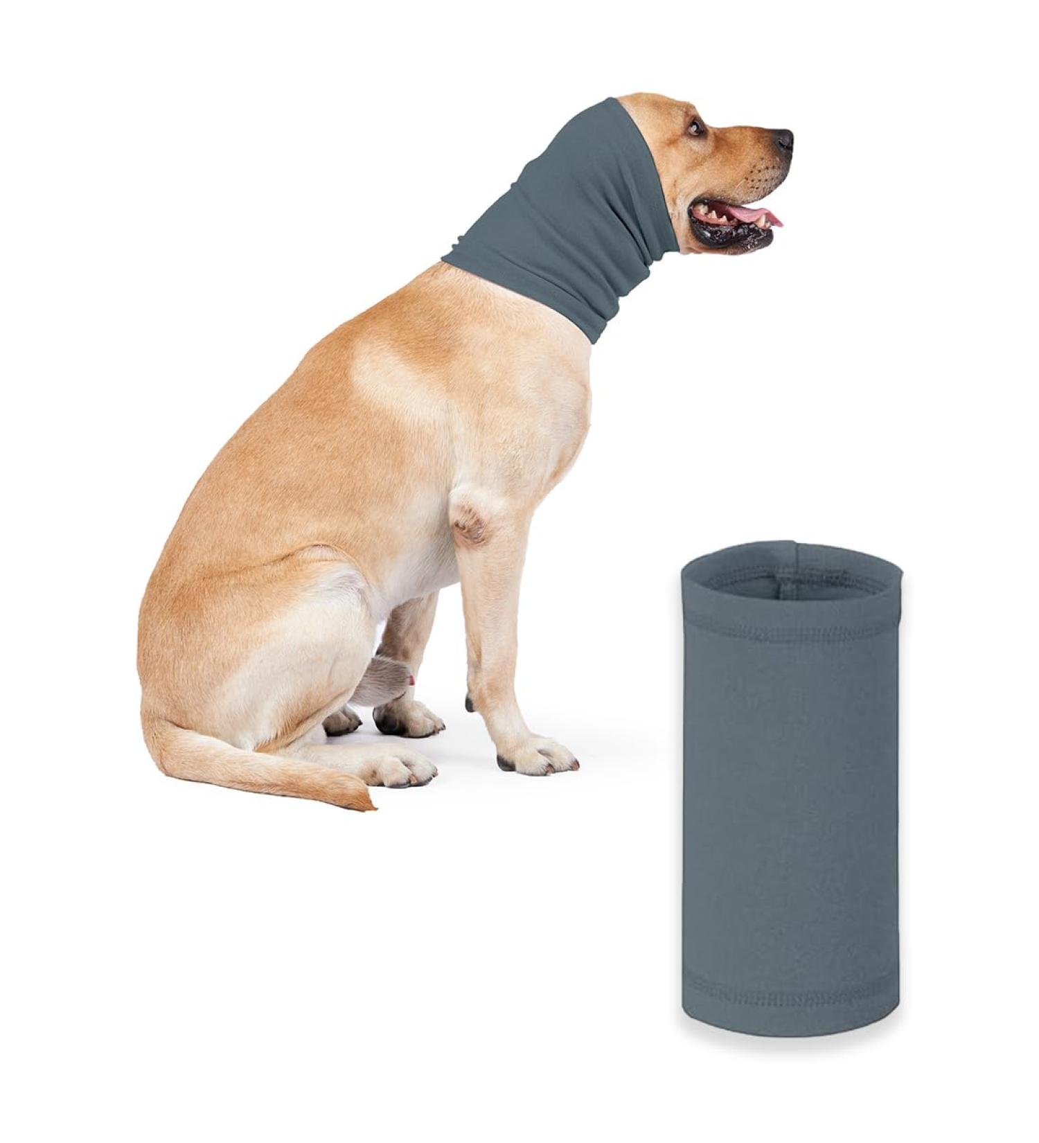 Osuwlisi Soothing Ear Protection for Dogs | Noise Suppression Head Wrap & Ear Flap | Ideal for Stress Relief & Care - Buy Online on GoSupps.com