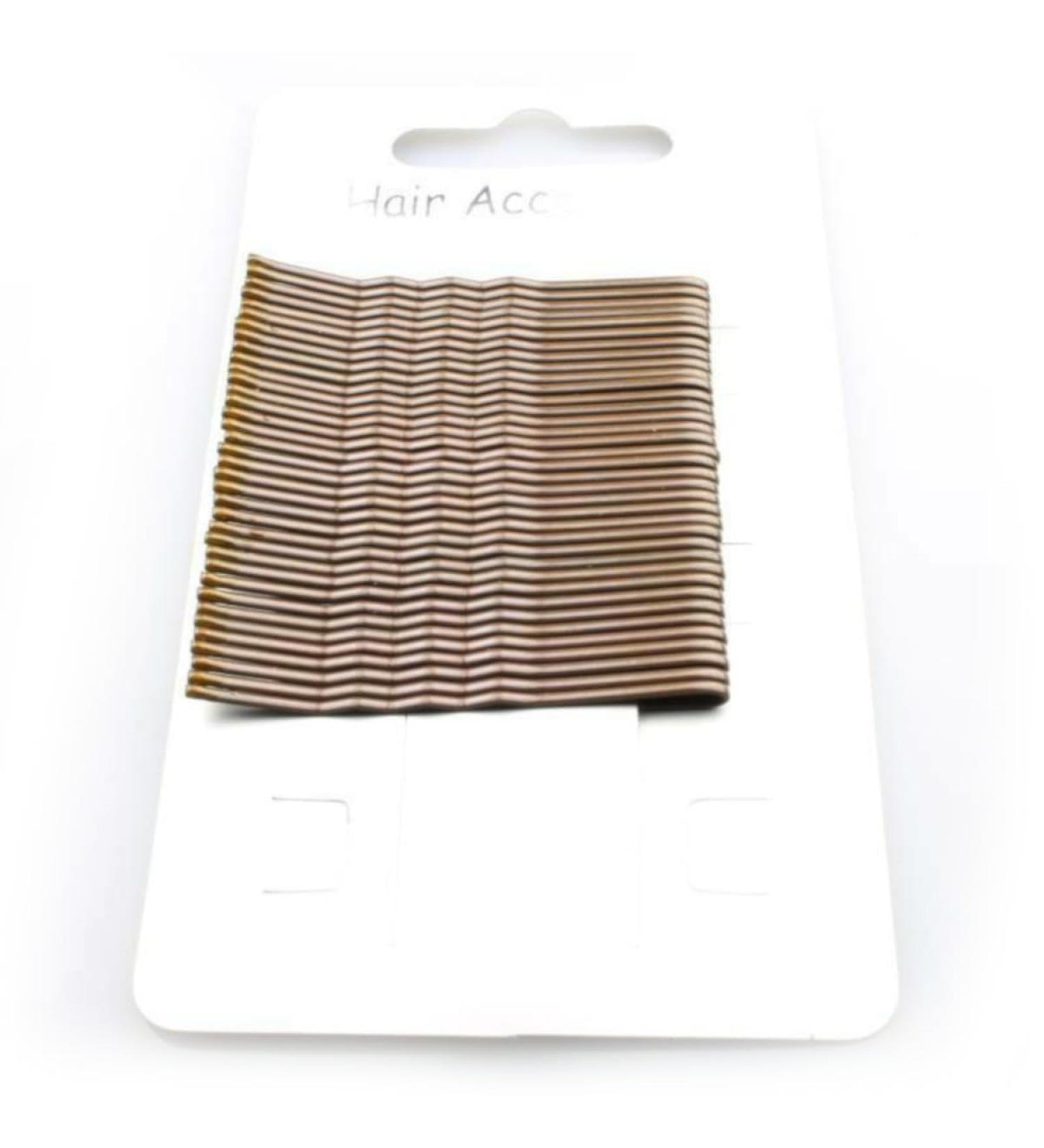Arranview Jewellery Card of 36 Brown Hair Grips