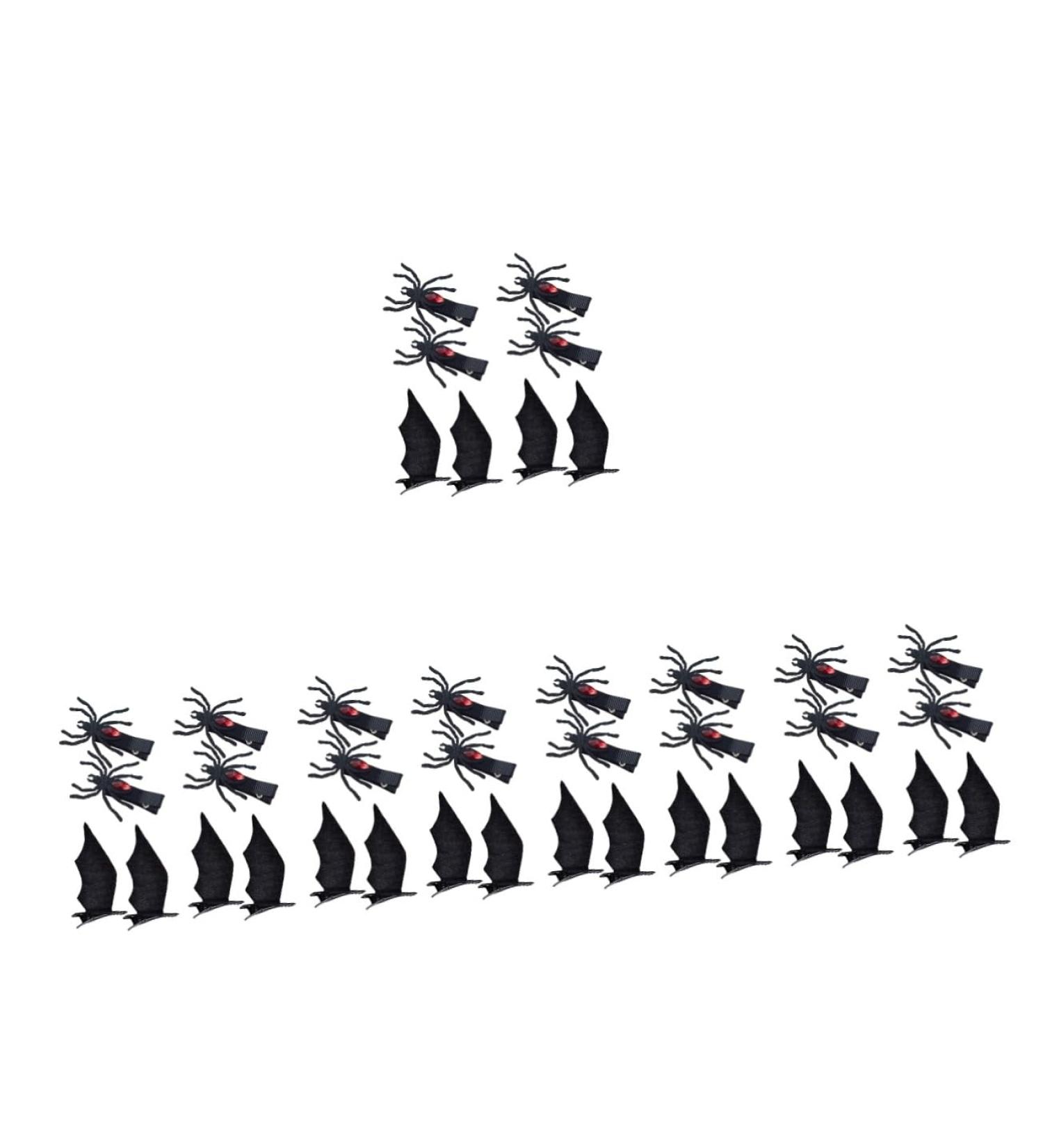 minkissy 20 Pairs Halloween Hair Clips Goth Accessories Hair Barrettes for Women Halloween Cospaly Hair Clip Halloween Hair Accessories Halloween Hair Ornament Child Devil Iron Bat Wing - Buy Online on GoSupps.com