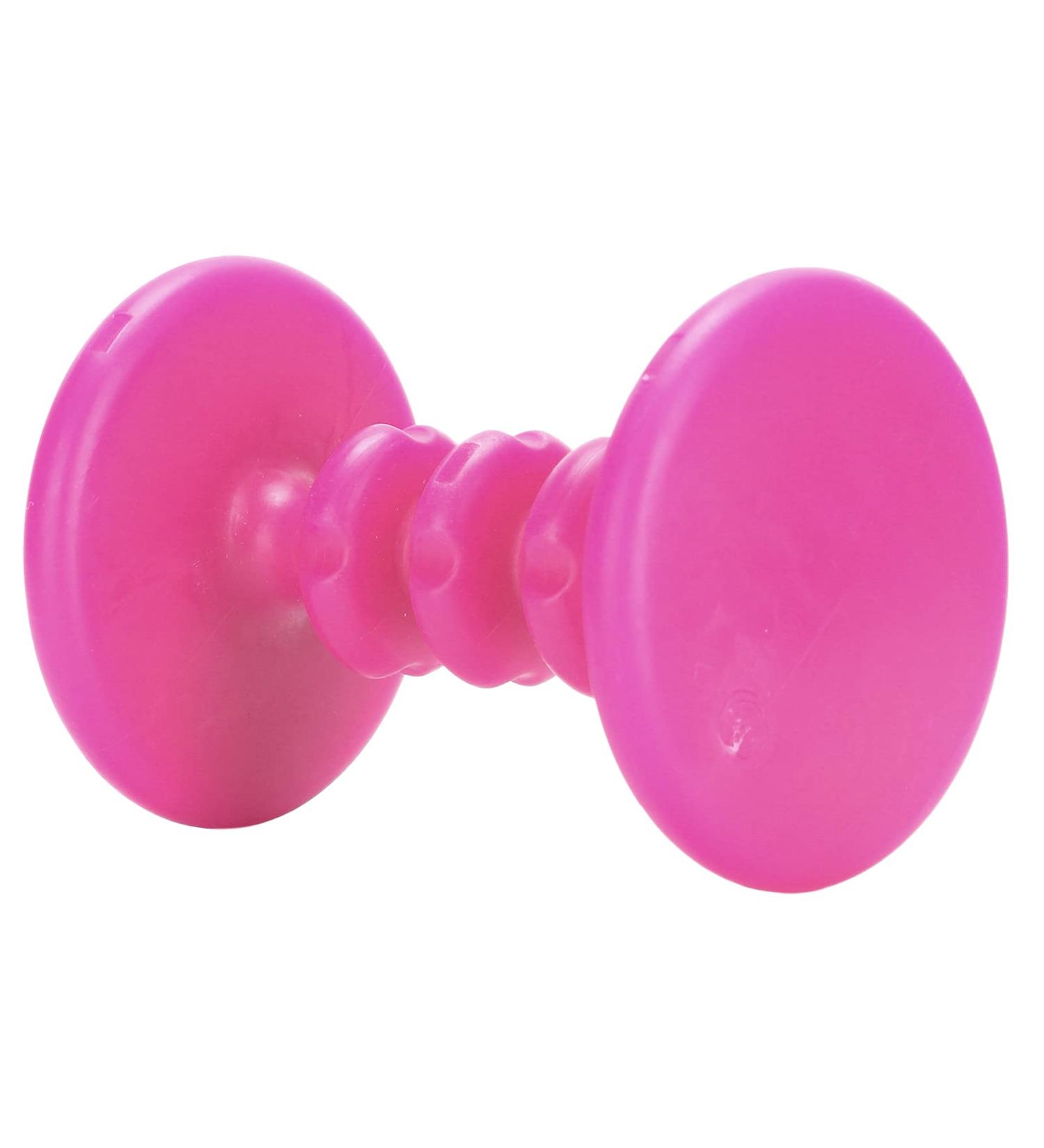 Ververt Touch Foot Relief Rollator - Pain Relief & Muscle Relaxation Massage Roller for Seniors - Manual Plantar Massager in Pink - Buy Online on GoSupps.com